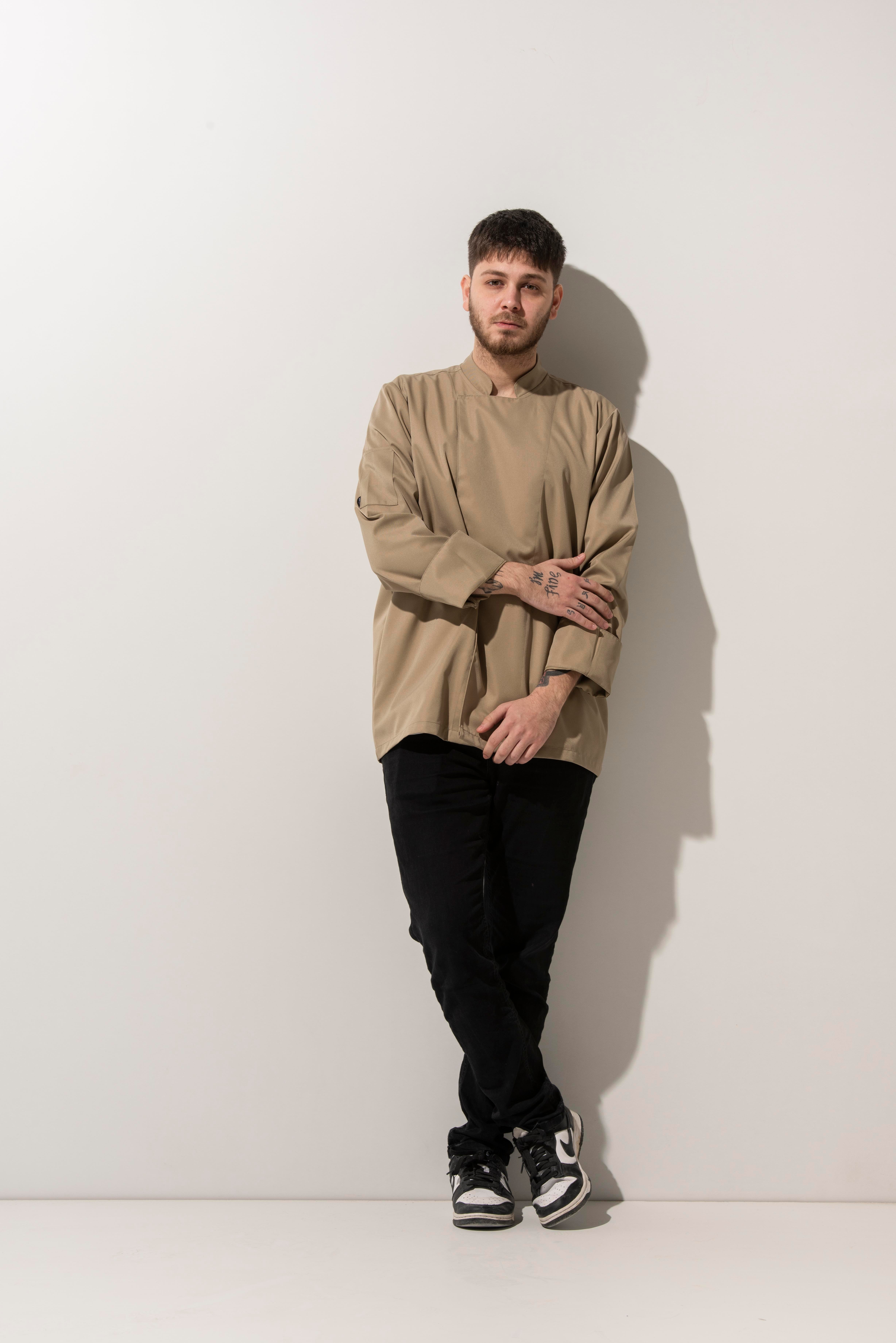 C-01 CLASSIC - Camel Şef Ceketi 