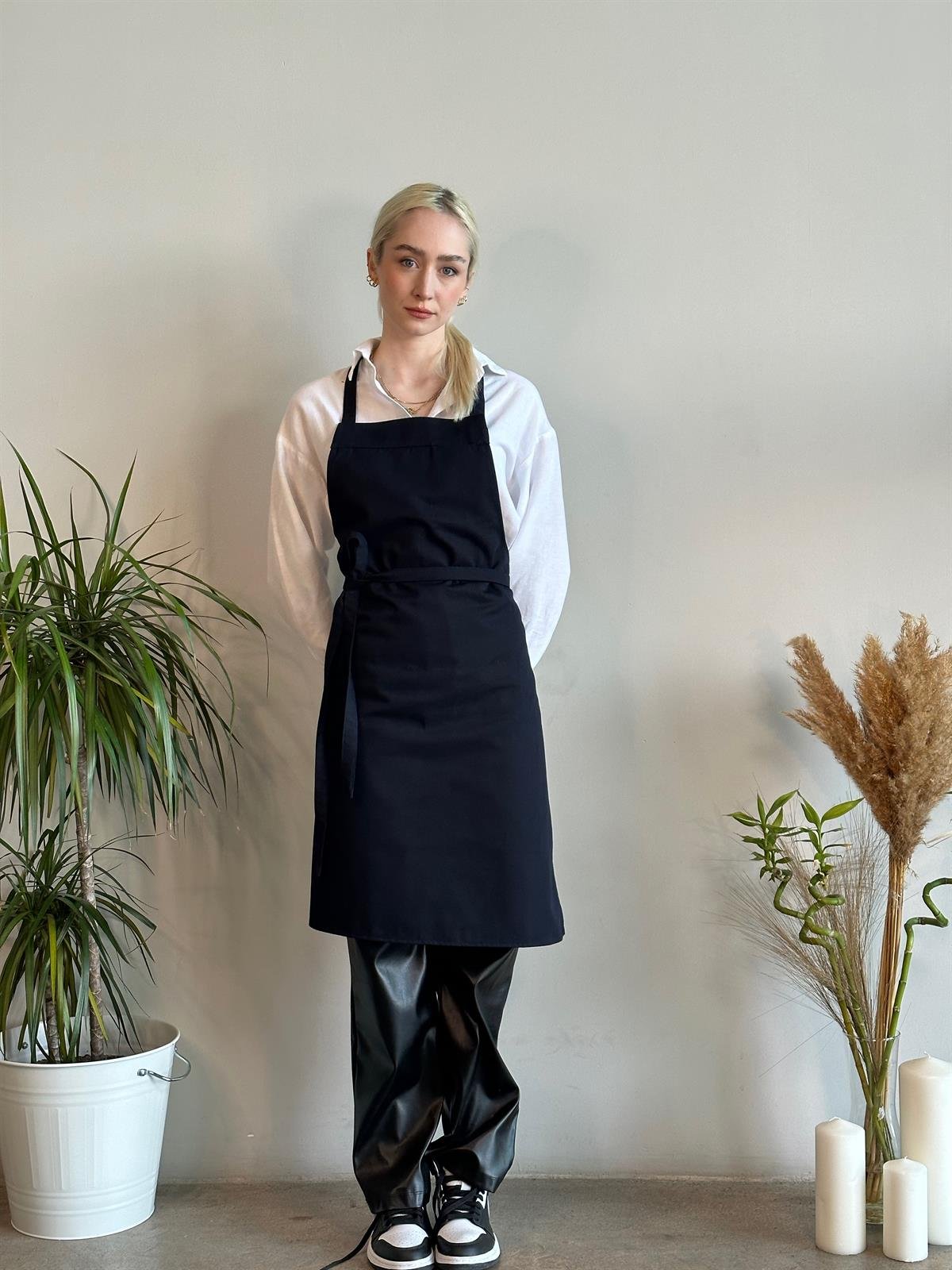 K-182 BASIC  - Renk Seçenekli Gizli Cep Detaylı Önlük 