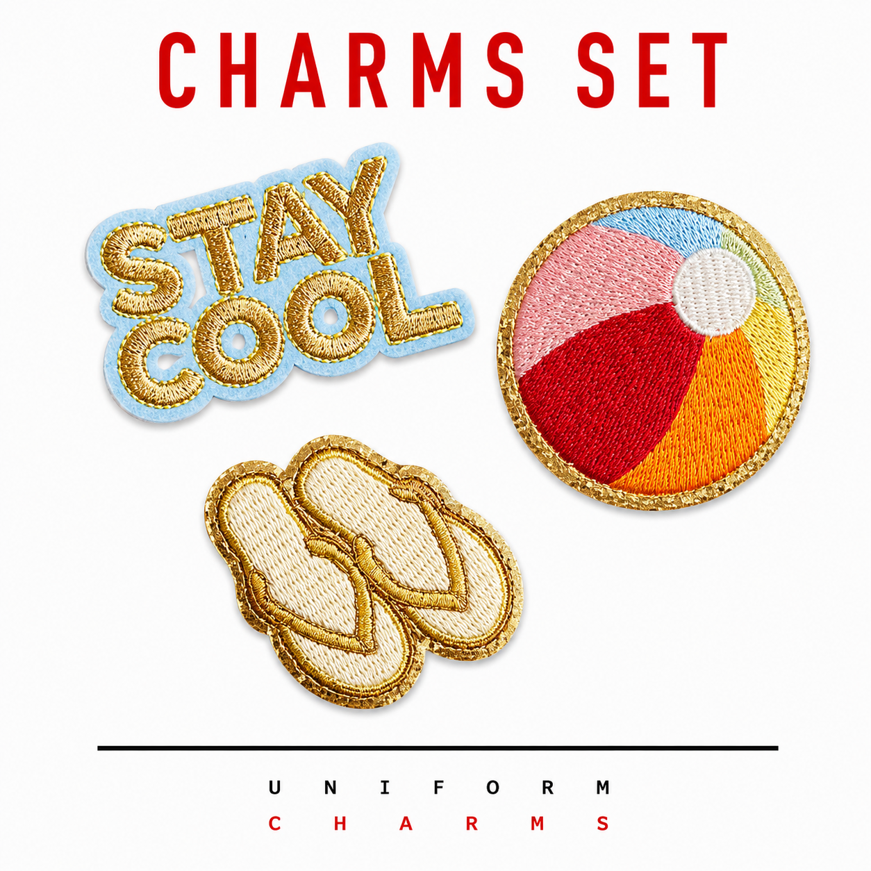 Uniform Charms™ Yaz Seti Broş Charm