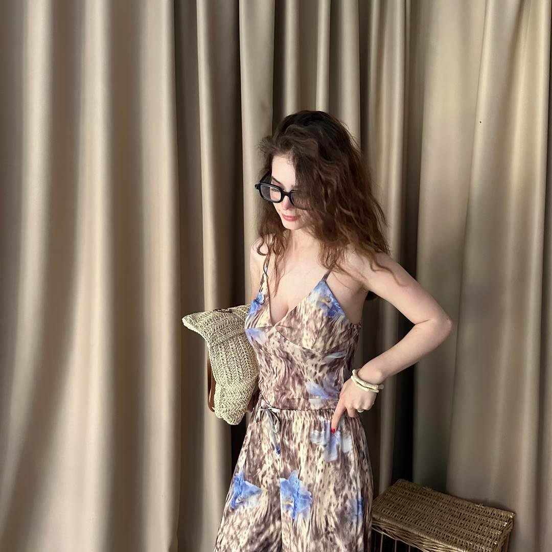 DESENLİ TÜL ELBİSE