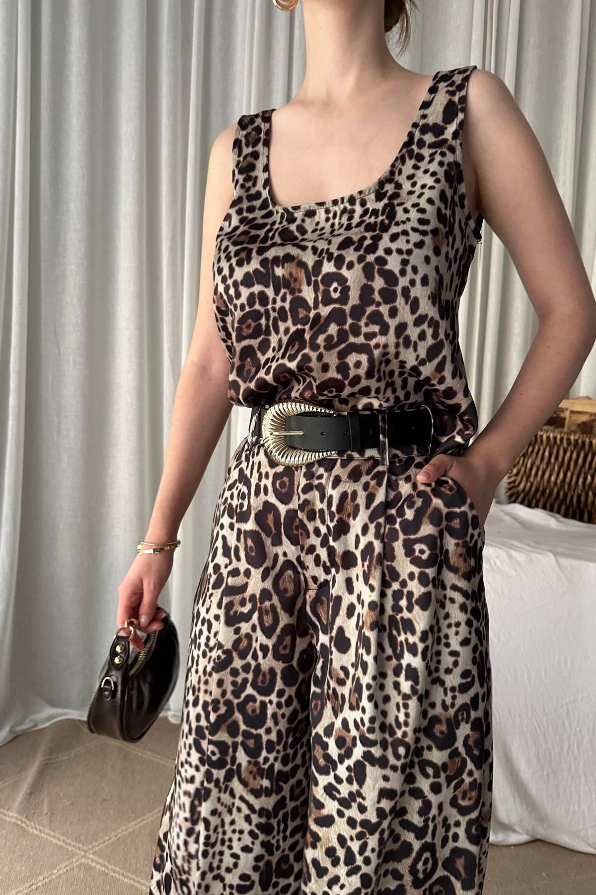 LEOPAR DESENLİ ATLET