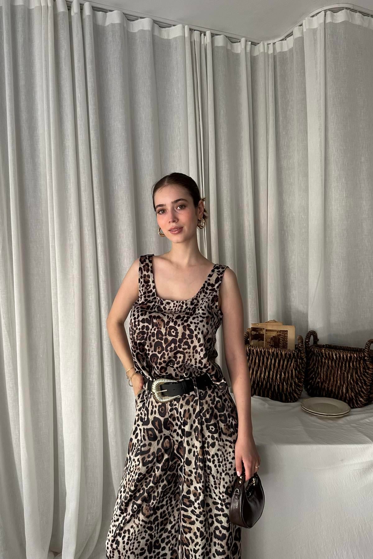 LEOPAR DESENLİ ATLET