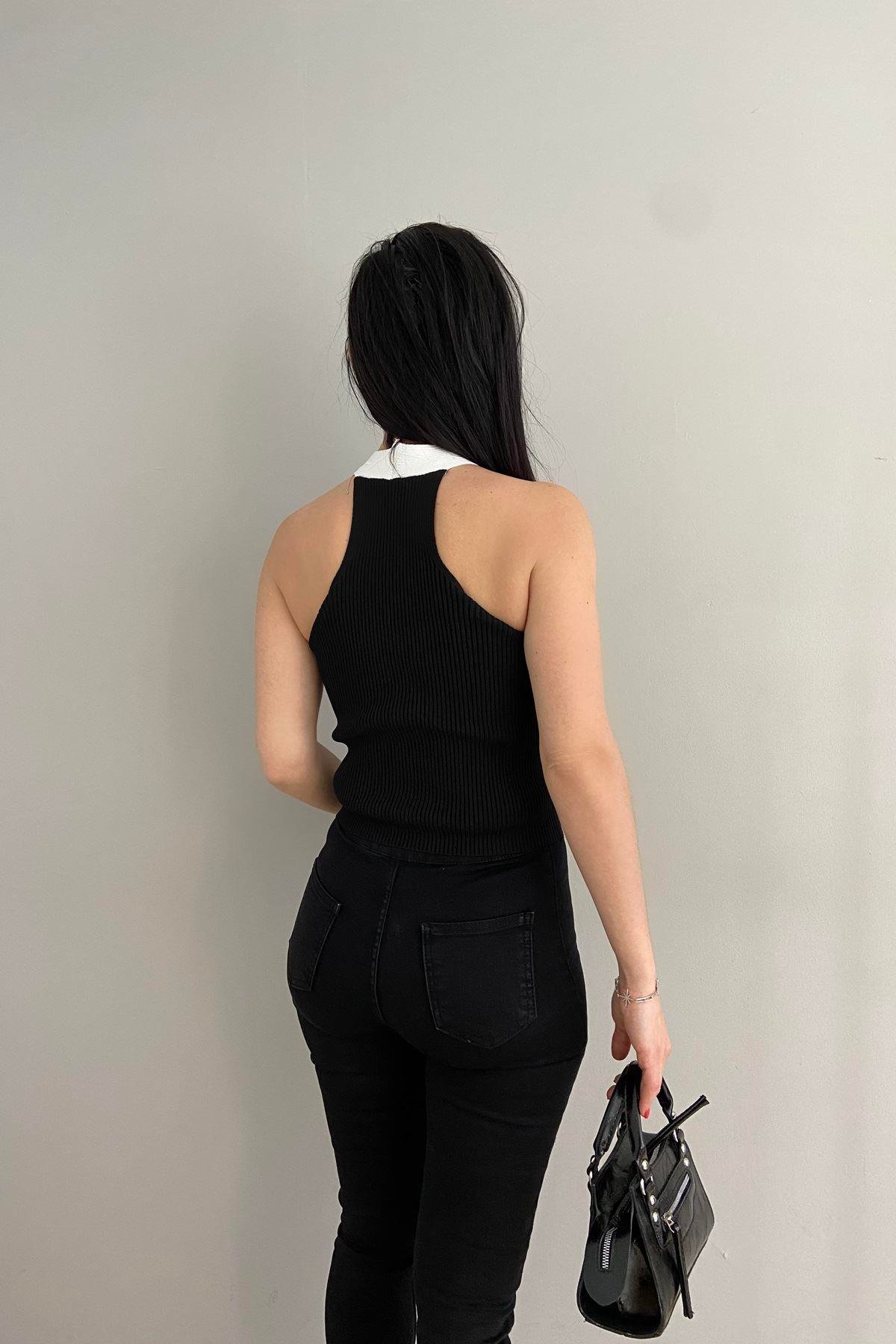 RENKLİ ÇAPRAZ ASKILI TRIKO ATLET
