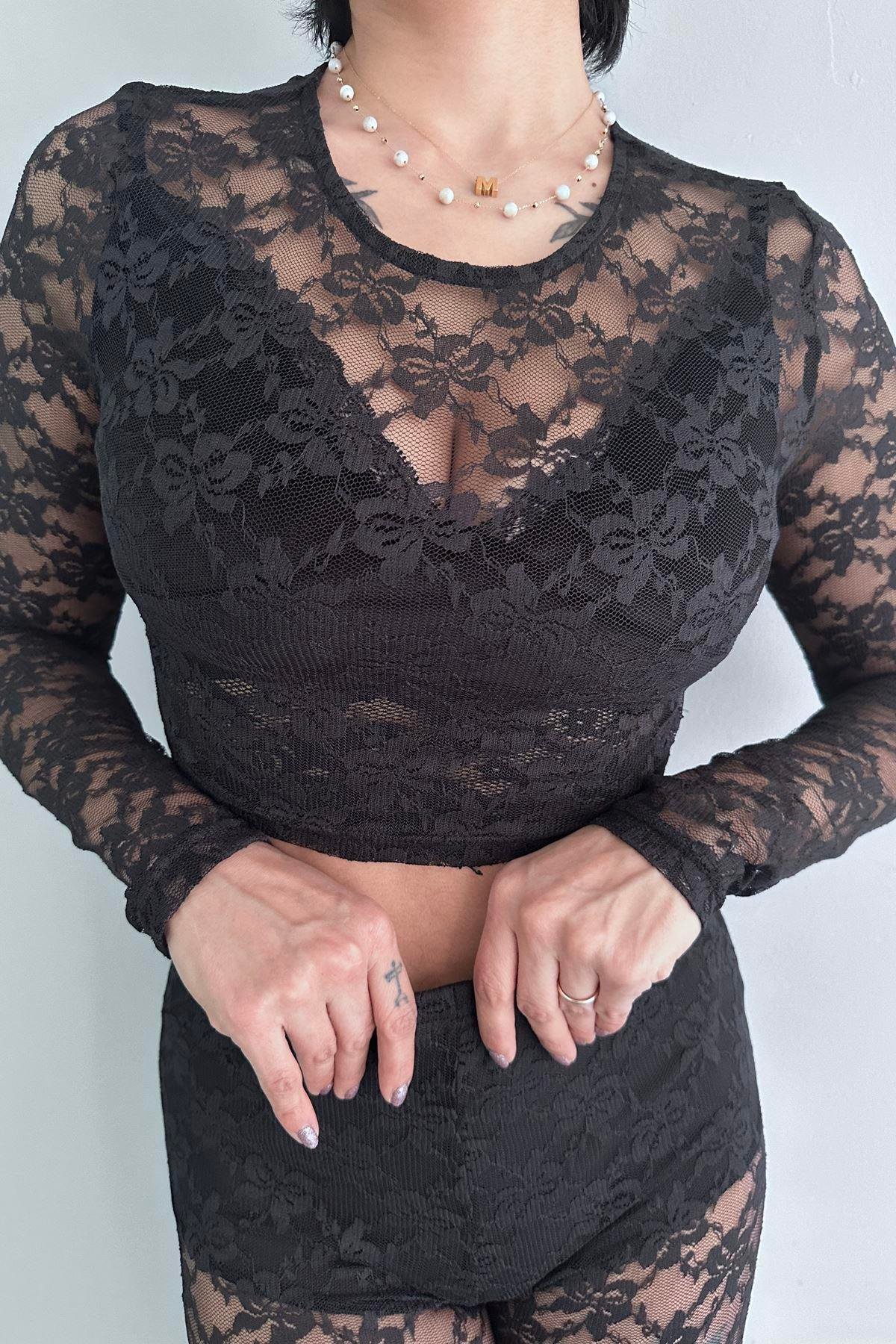 DANTEL CROP BLUZ