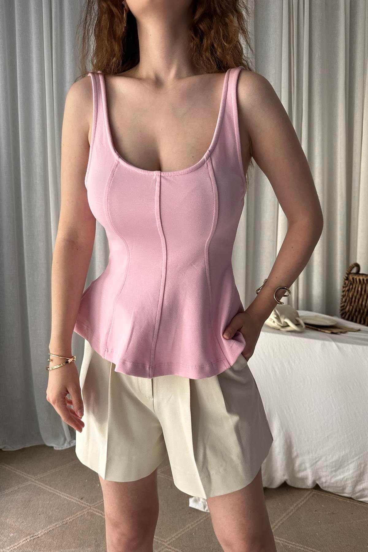 KALIN ASKILI PEPLUM BLUZ