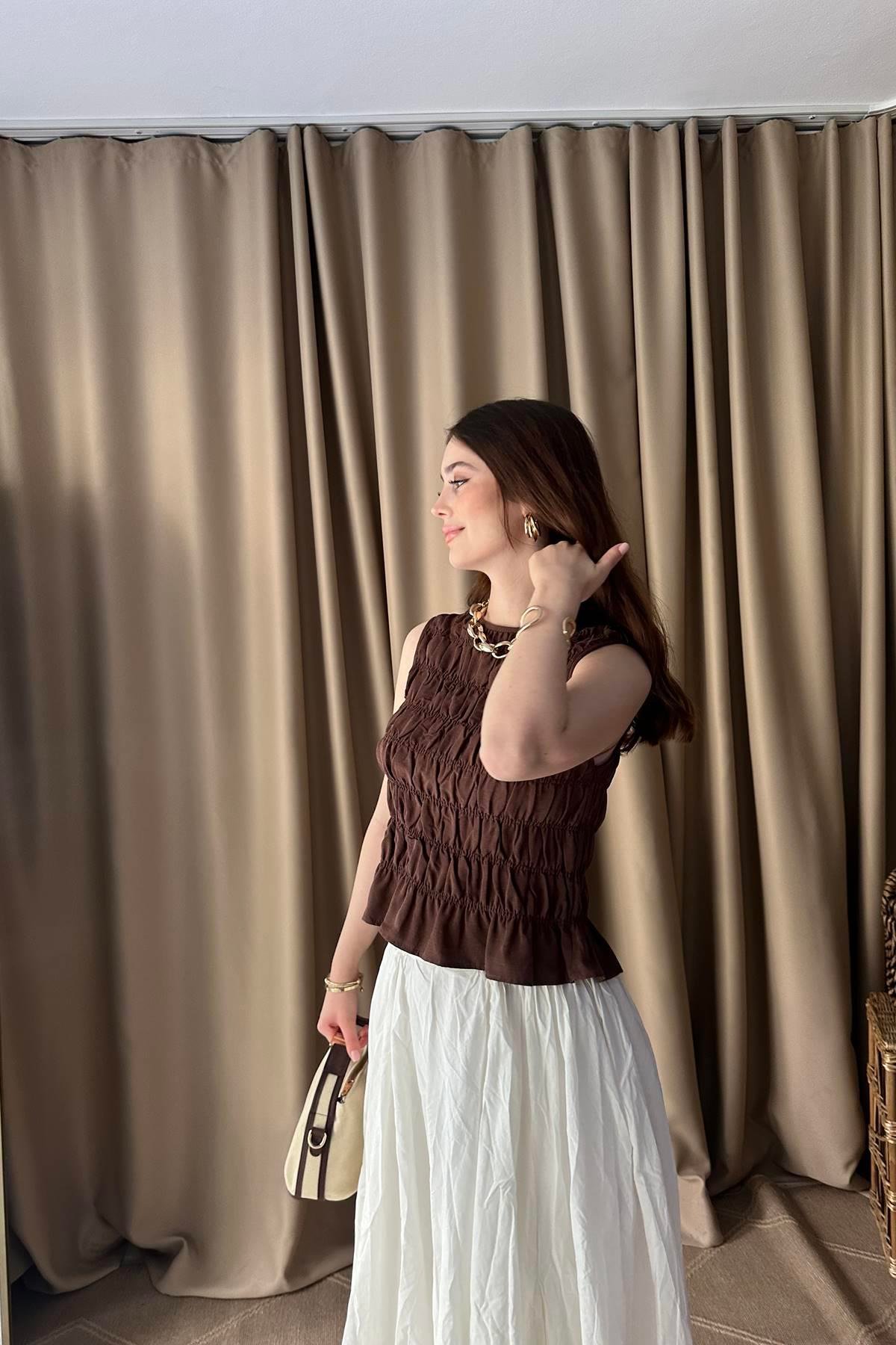 KOLSUZ CROP BLUZ