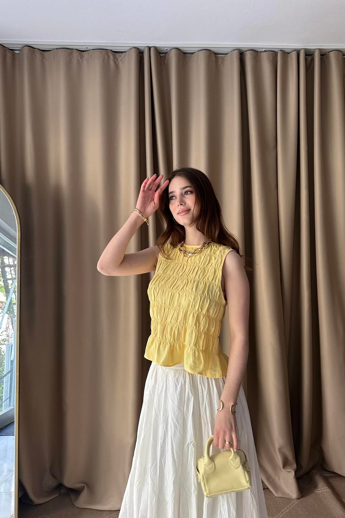 KOLSUZ CROP BLUZ