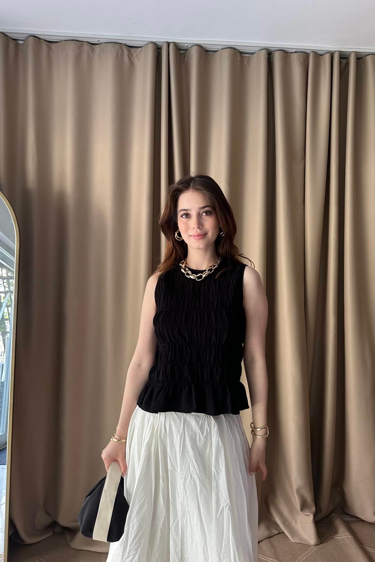 KOLSUZ CROP BLUZ
