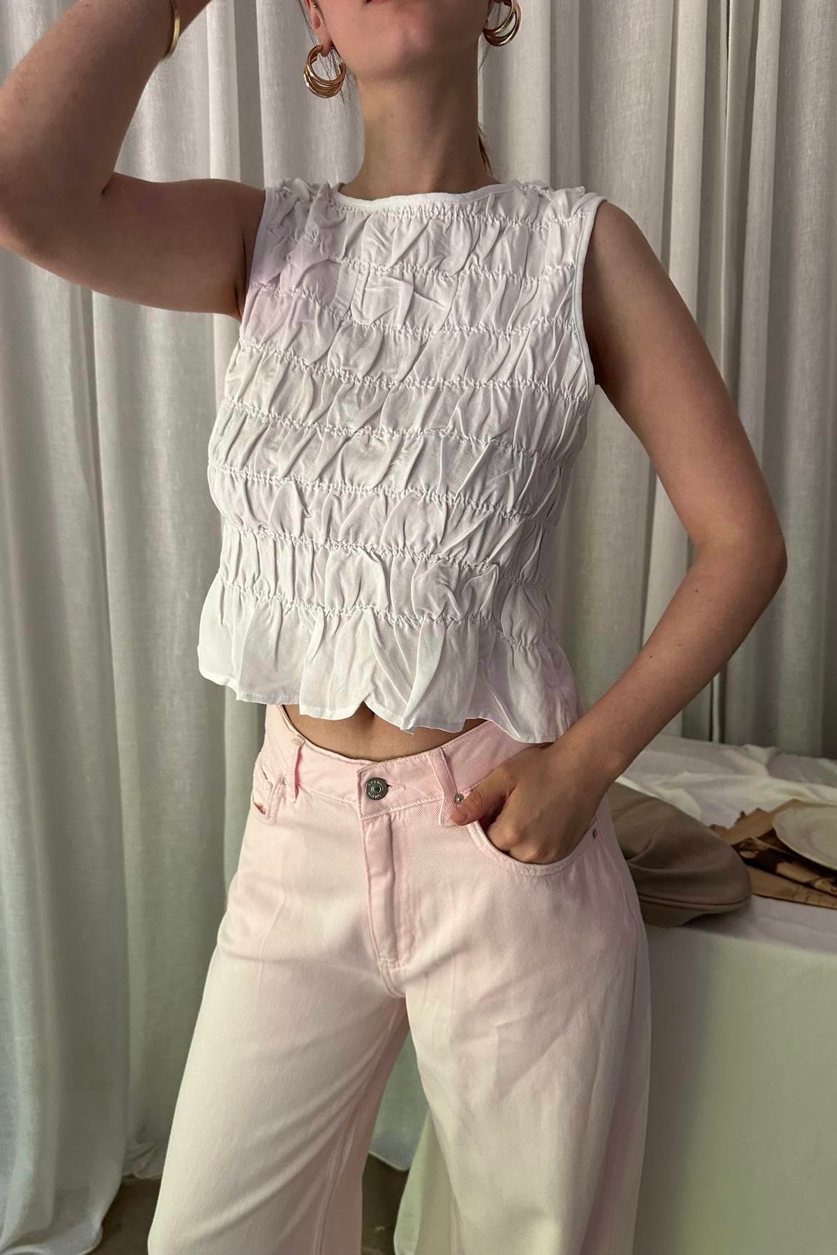 KOLSUZ CROP BLUZ