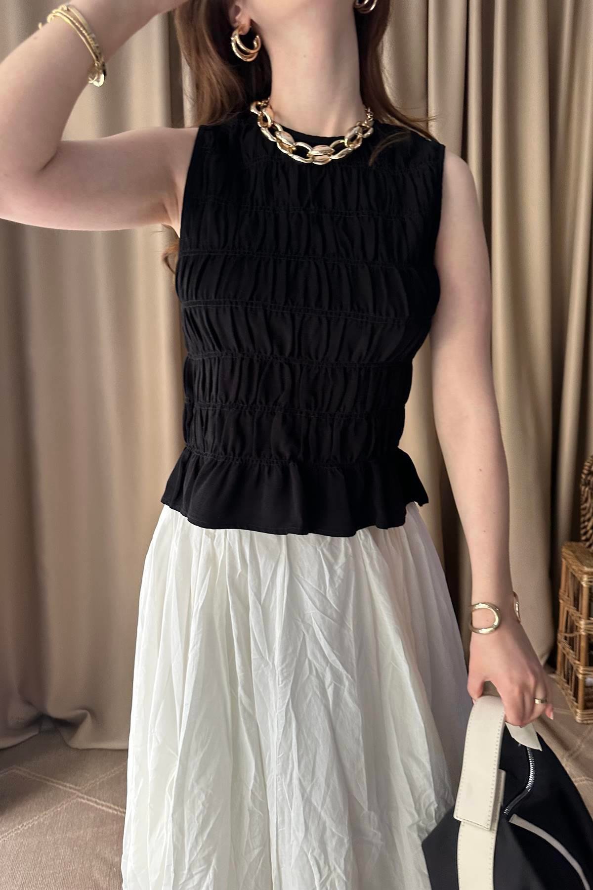 KOLSUZ CROP BLUZ
