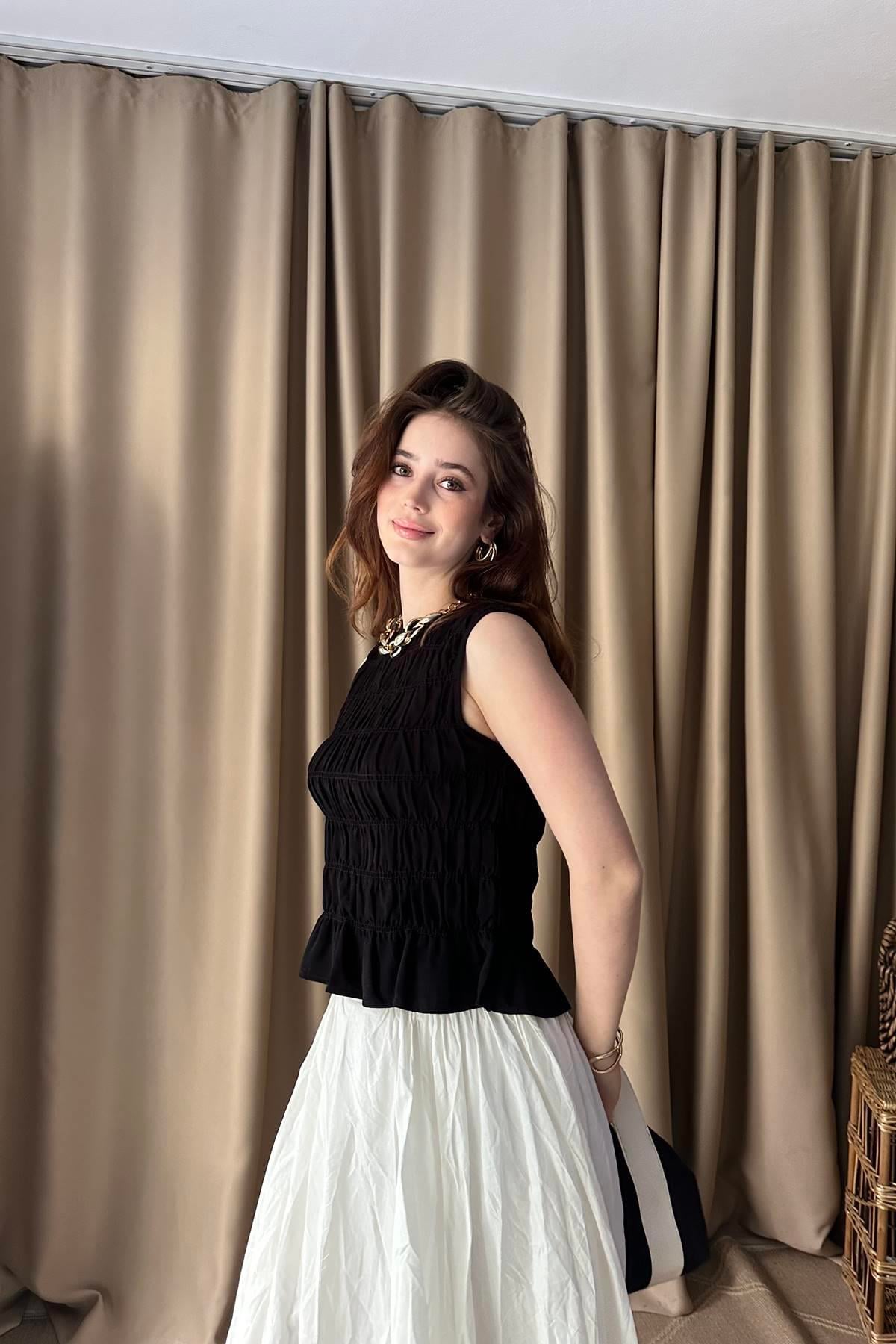 KOLSUZ CROP BLUZ