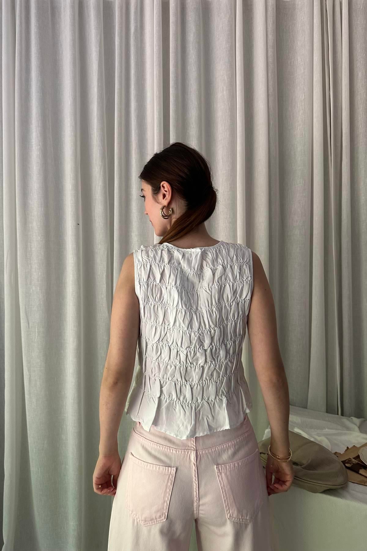 KOLSUZ CROP BLUZ