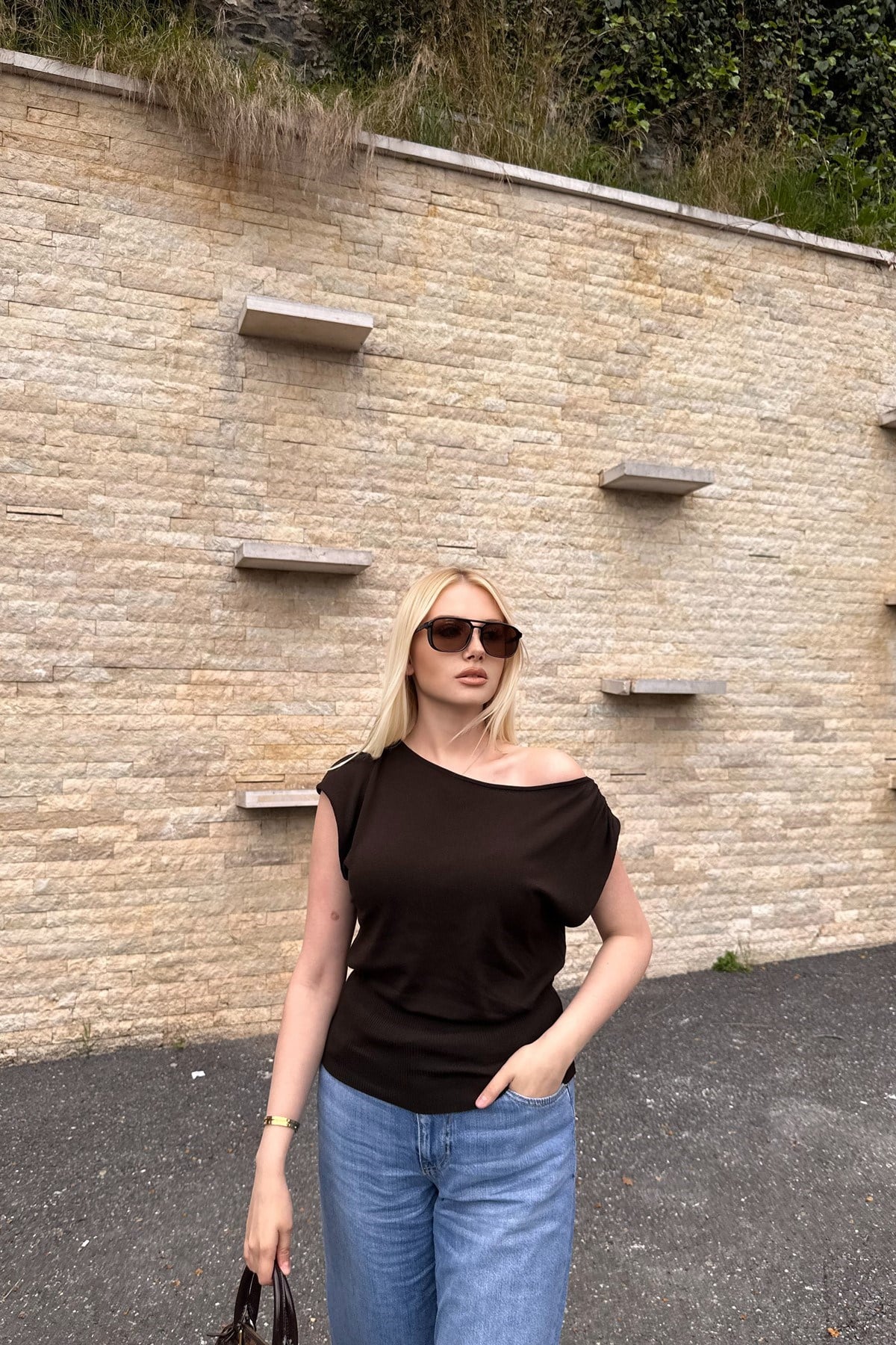 LİYOSEL KARIŞIMLI DÖKÜMLÜ BLUZ