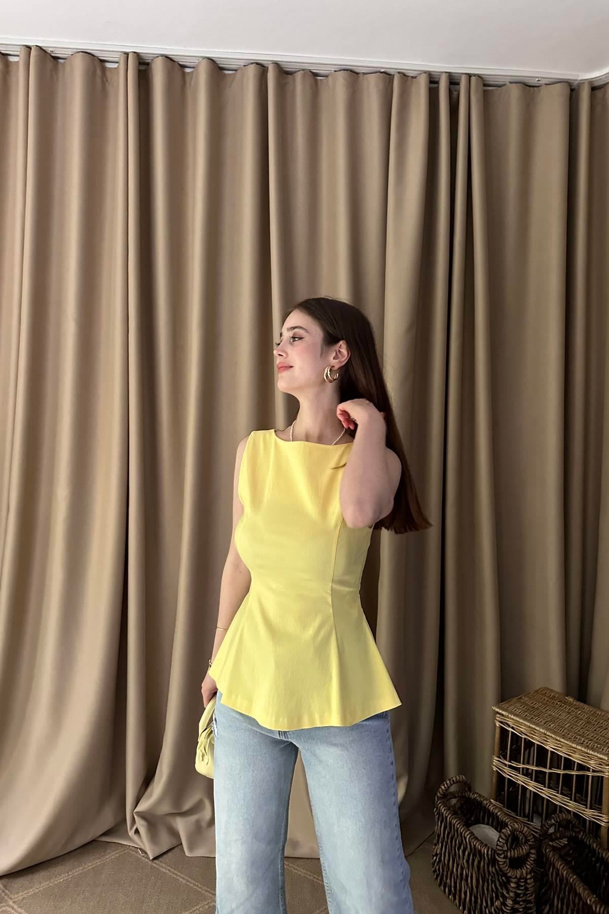 PEPLUM BLUZ