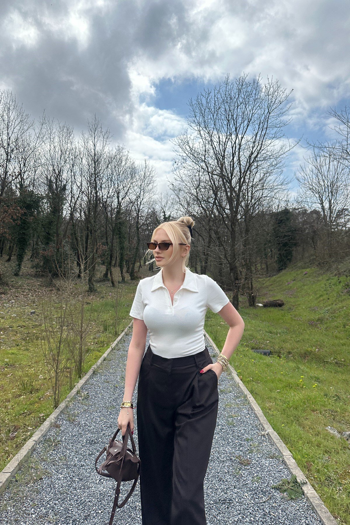POLO YAKA TOP