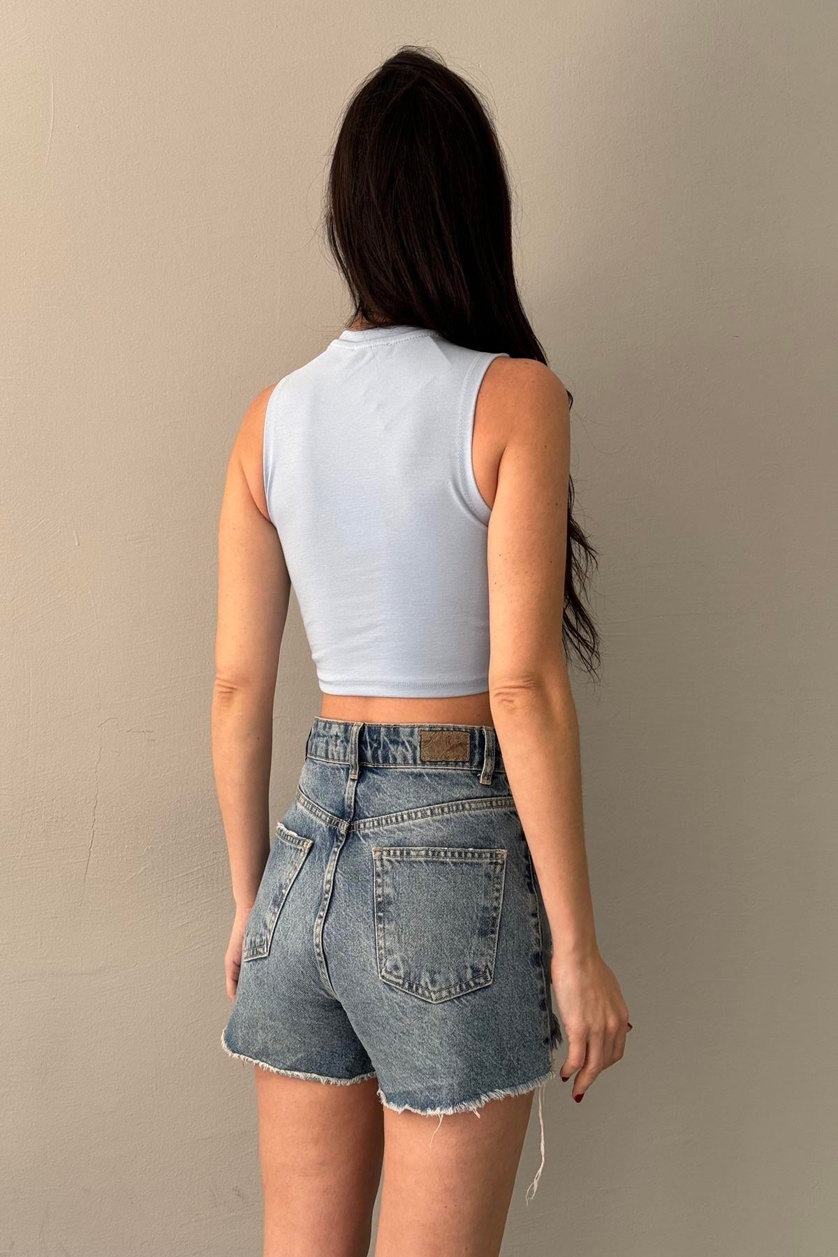 CROP TOP BLUZ