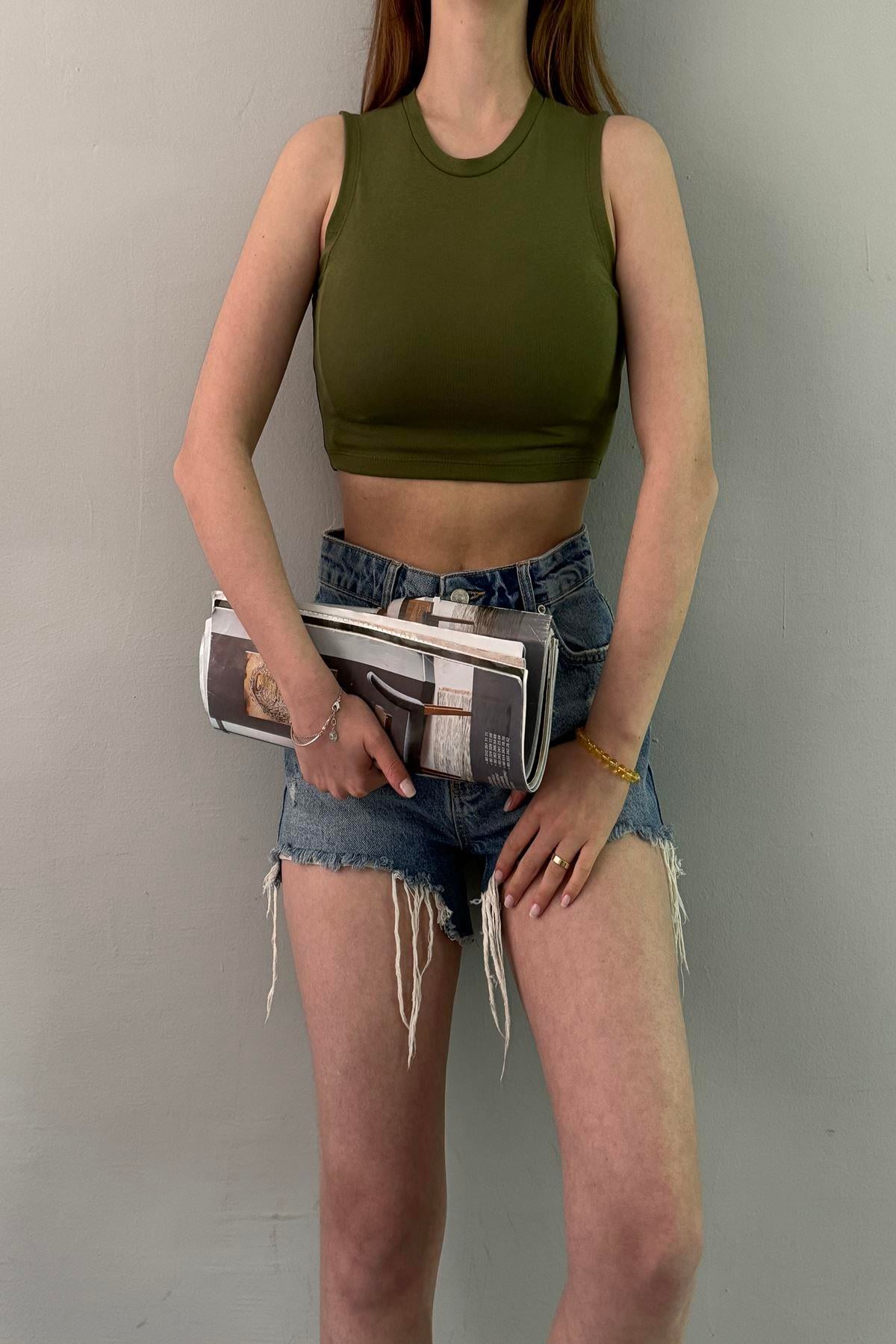 CROP TOP BLUZ