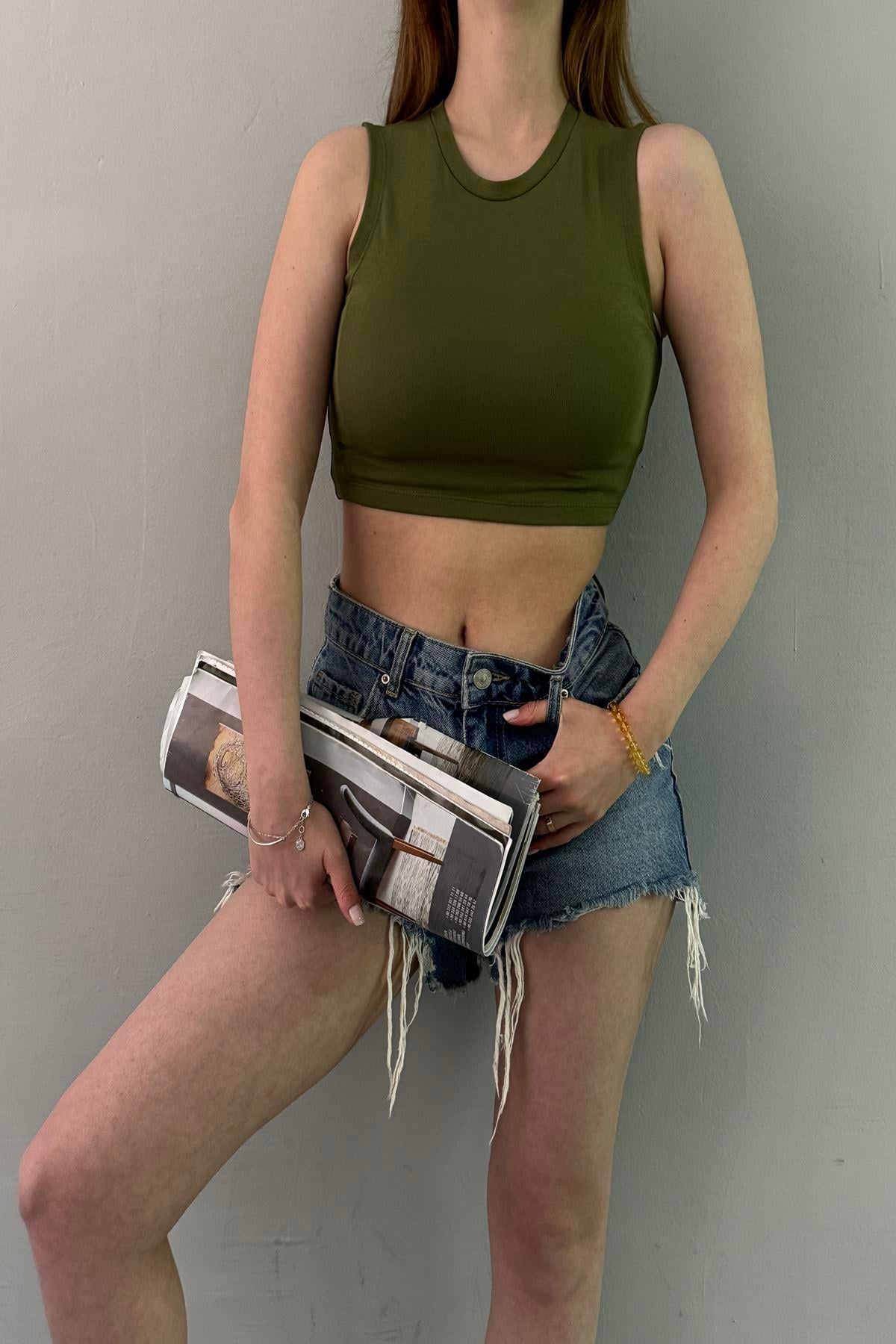 CROP TOP BLUZ