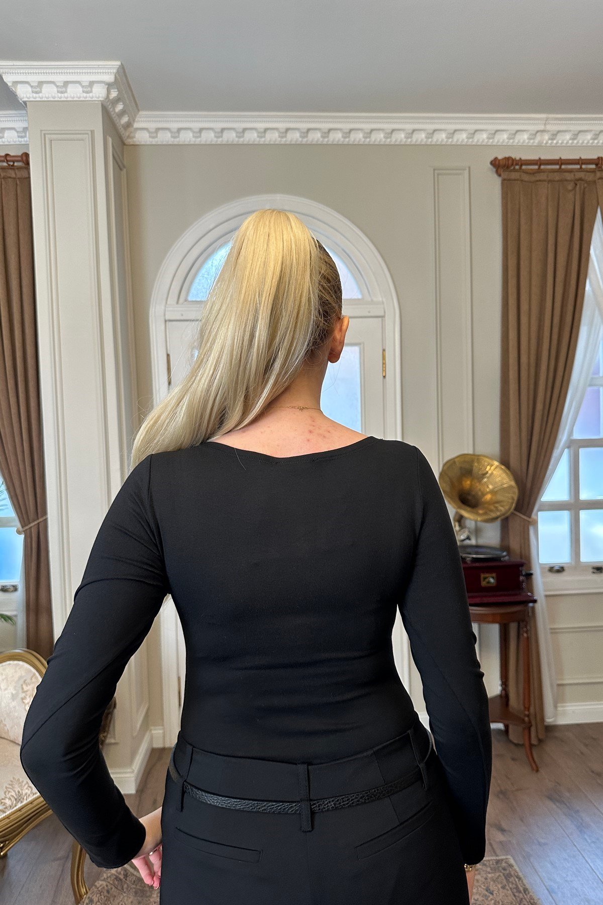 KAYIK YAKA BODYSUİT