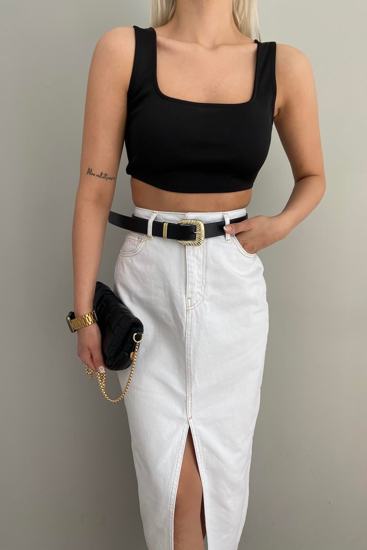 ÖRME CROP BLUZ