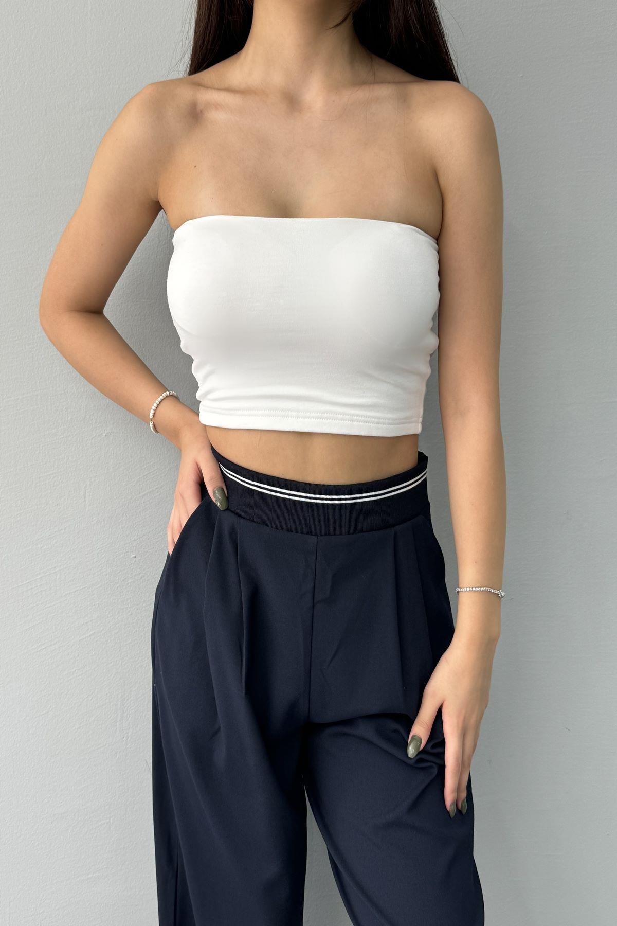 STRAPLEZ CROP TOP