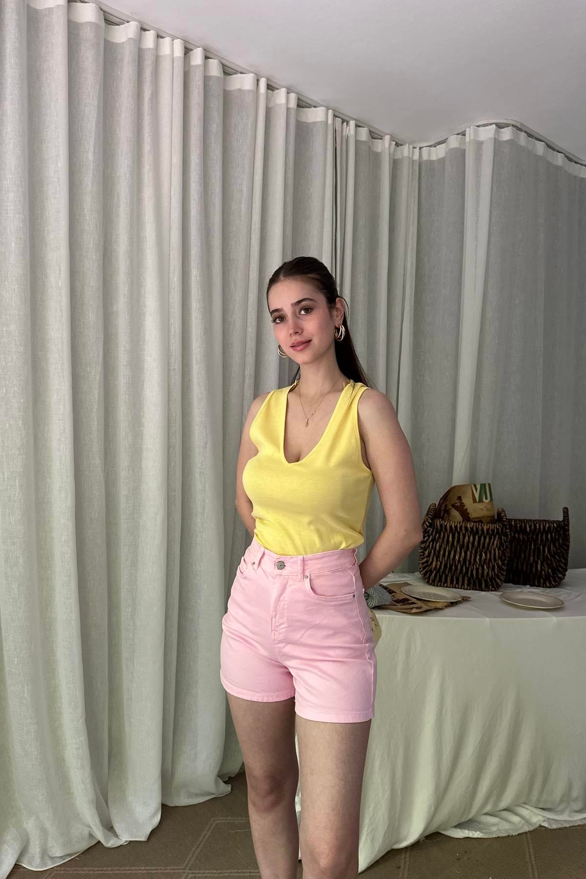 V YAKA KOLSUZ TOP