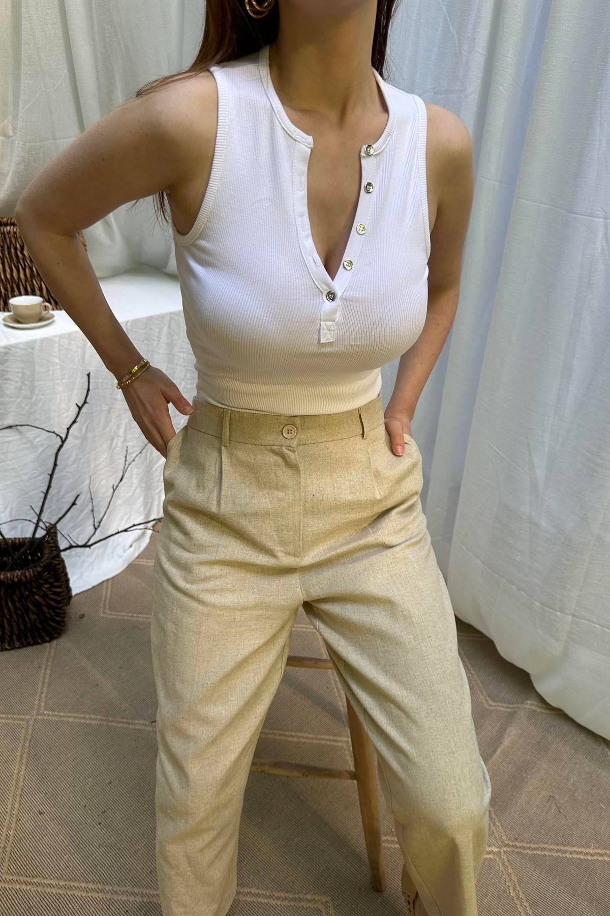 YIKAMA EFEKTLİ CROP TOP
