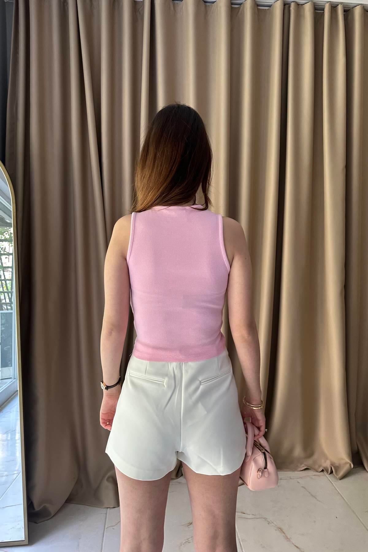 YIKAMA EFEKTLİ CROP TOP