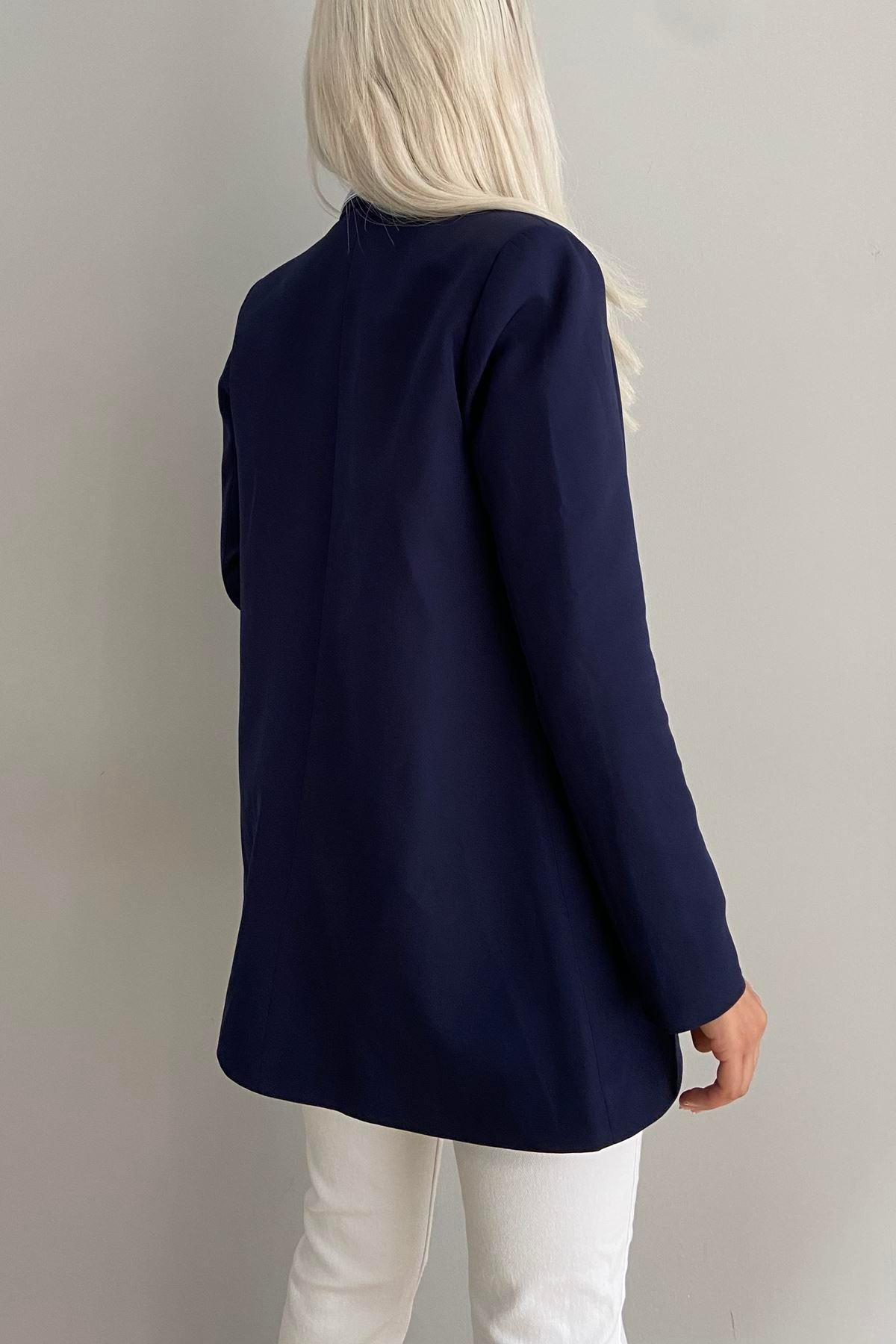 GOLD DÜĞME DETAY  BLAZER CEKET
