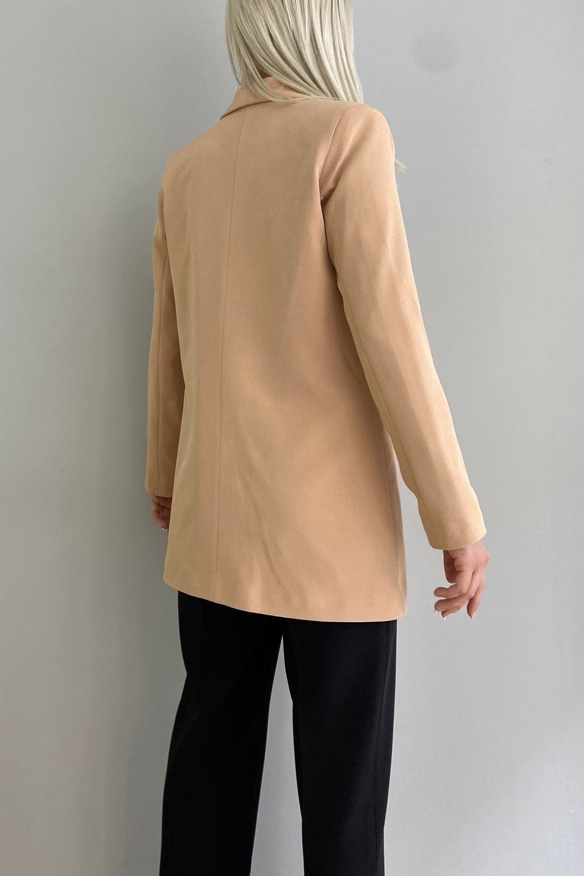GOLD DÜĞME DETAY  BLAZER CEKET