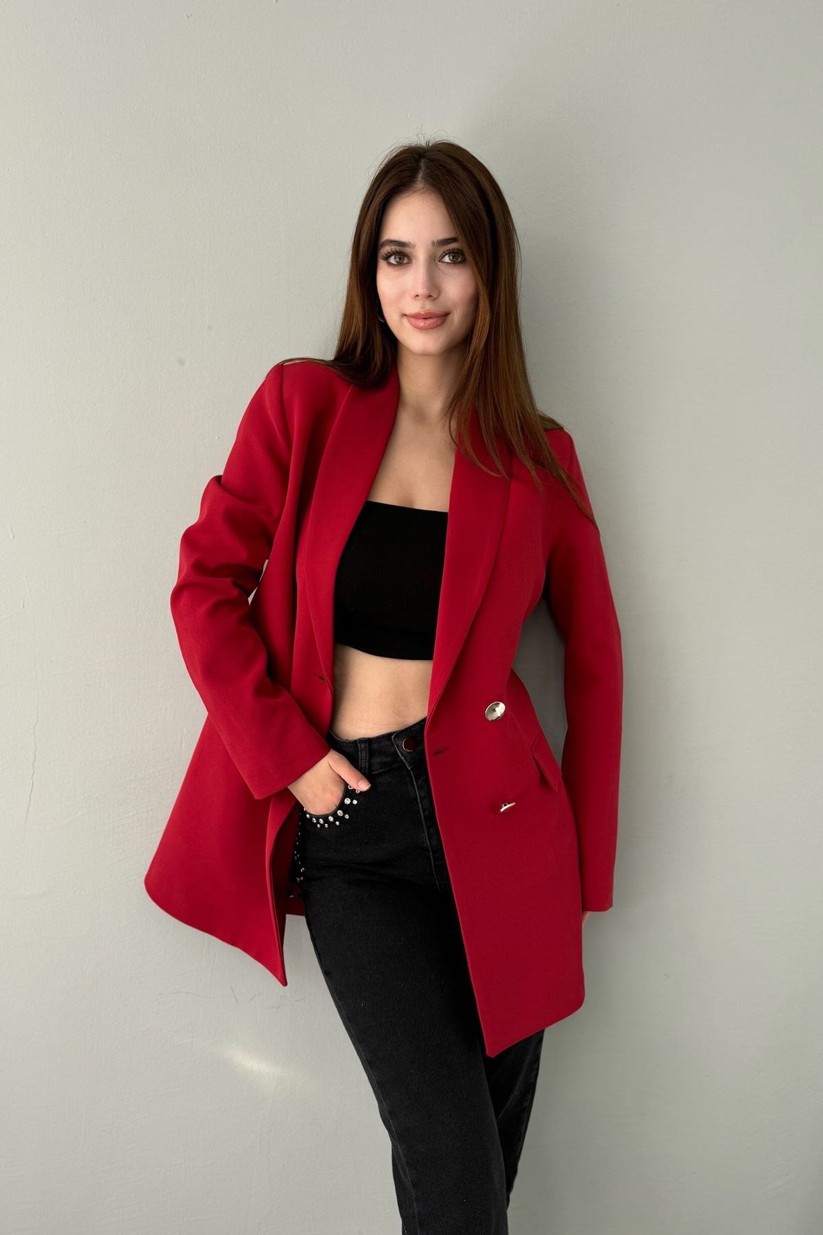 LEOPAR ASTARLI KRUVAZE CEKET