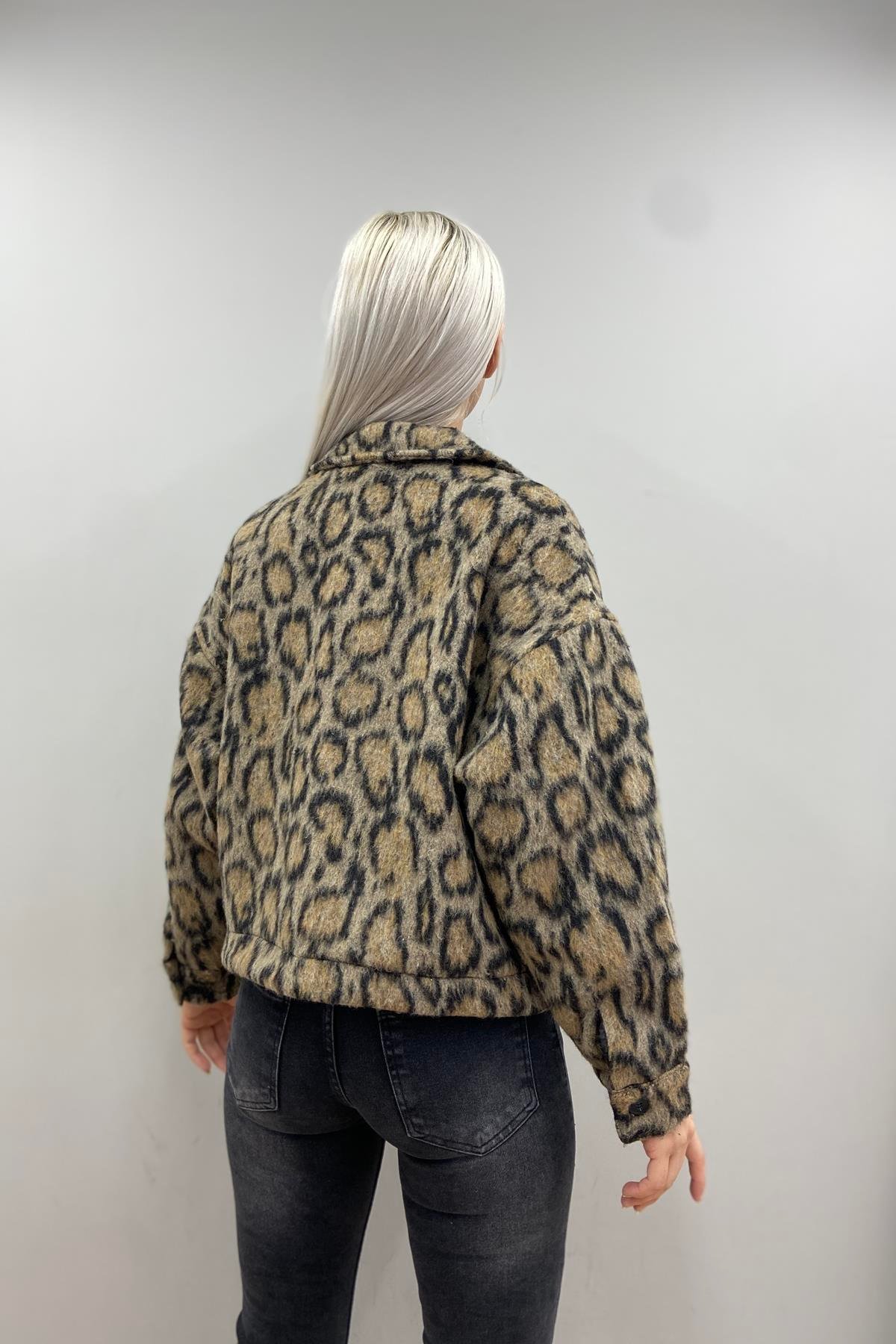 LEOPAR DESEN CEKET