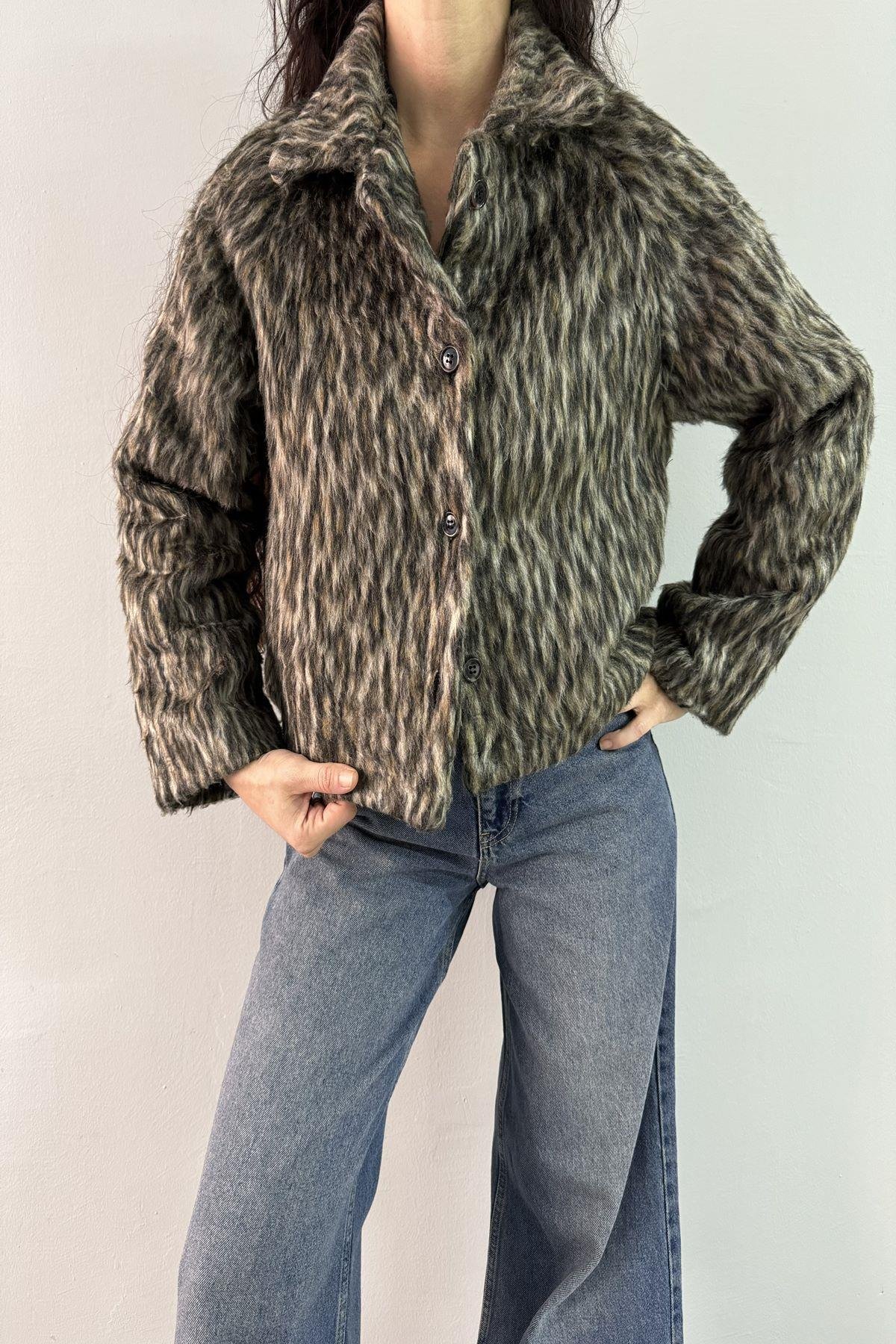 SAKALLI LEOPAR CEKET