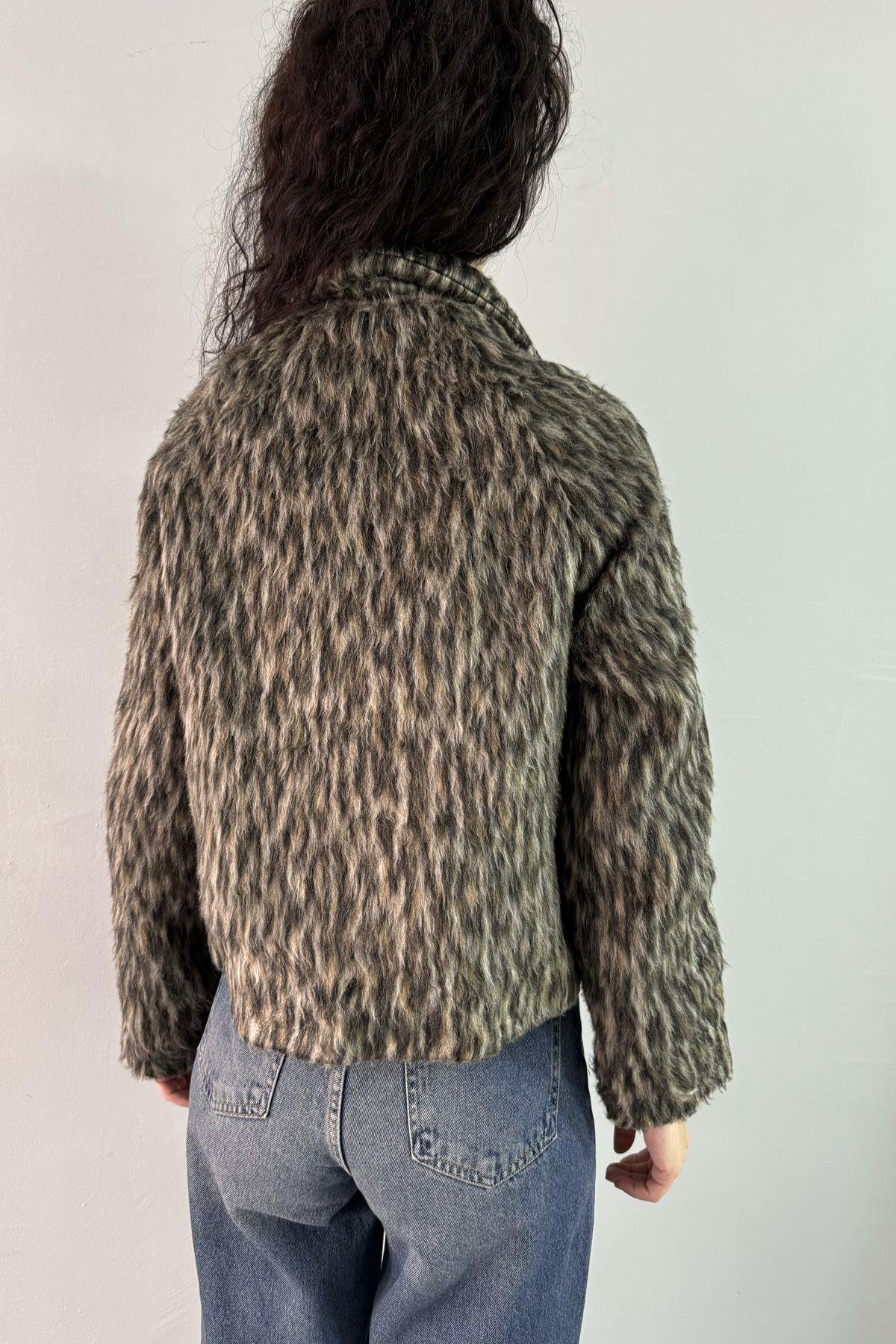 SAKALLI LEOPAR CEKET