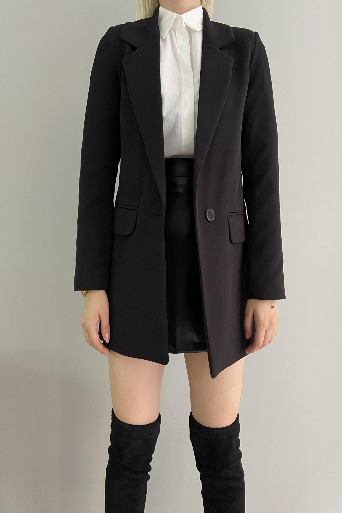 TEK DÜĞME BLAZER CEKET