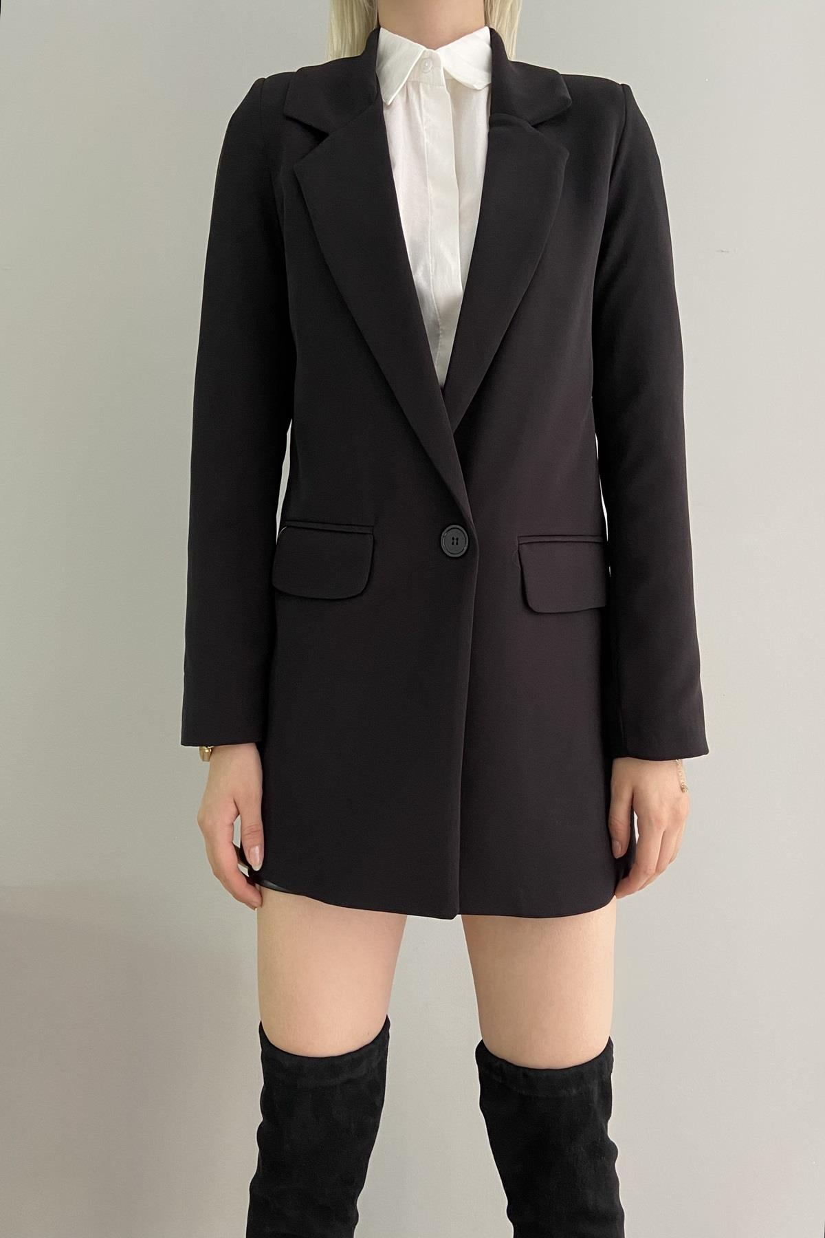 TEK DÜĞME BLAZER CEKET