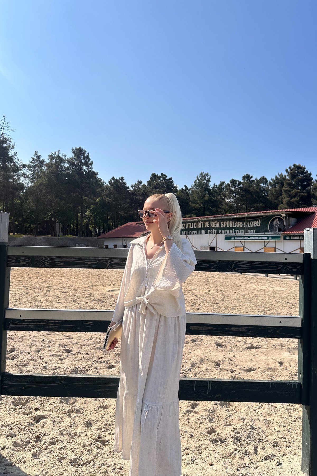 BAĞLAMA DETAYLI BOLERO JİLE TAKIM