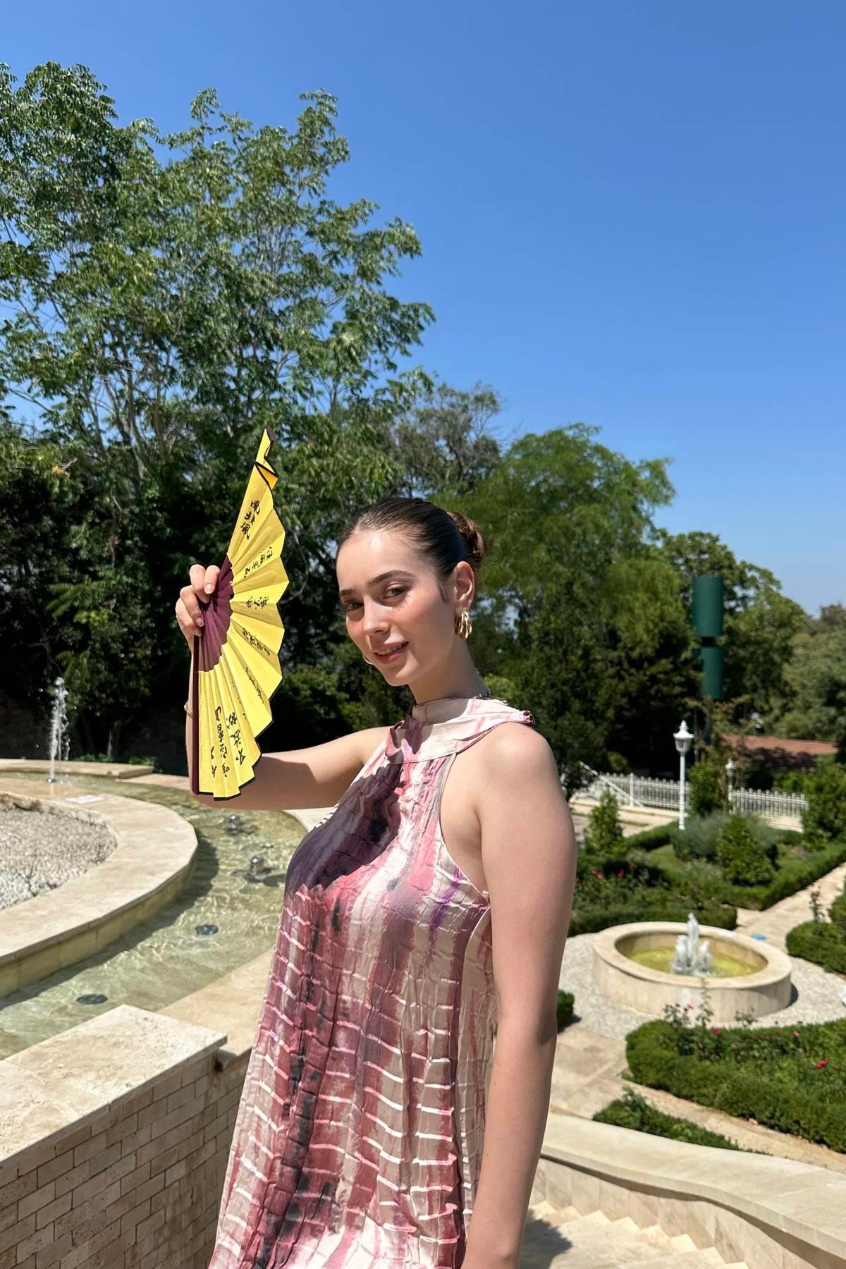DESENLİ ELBİSE