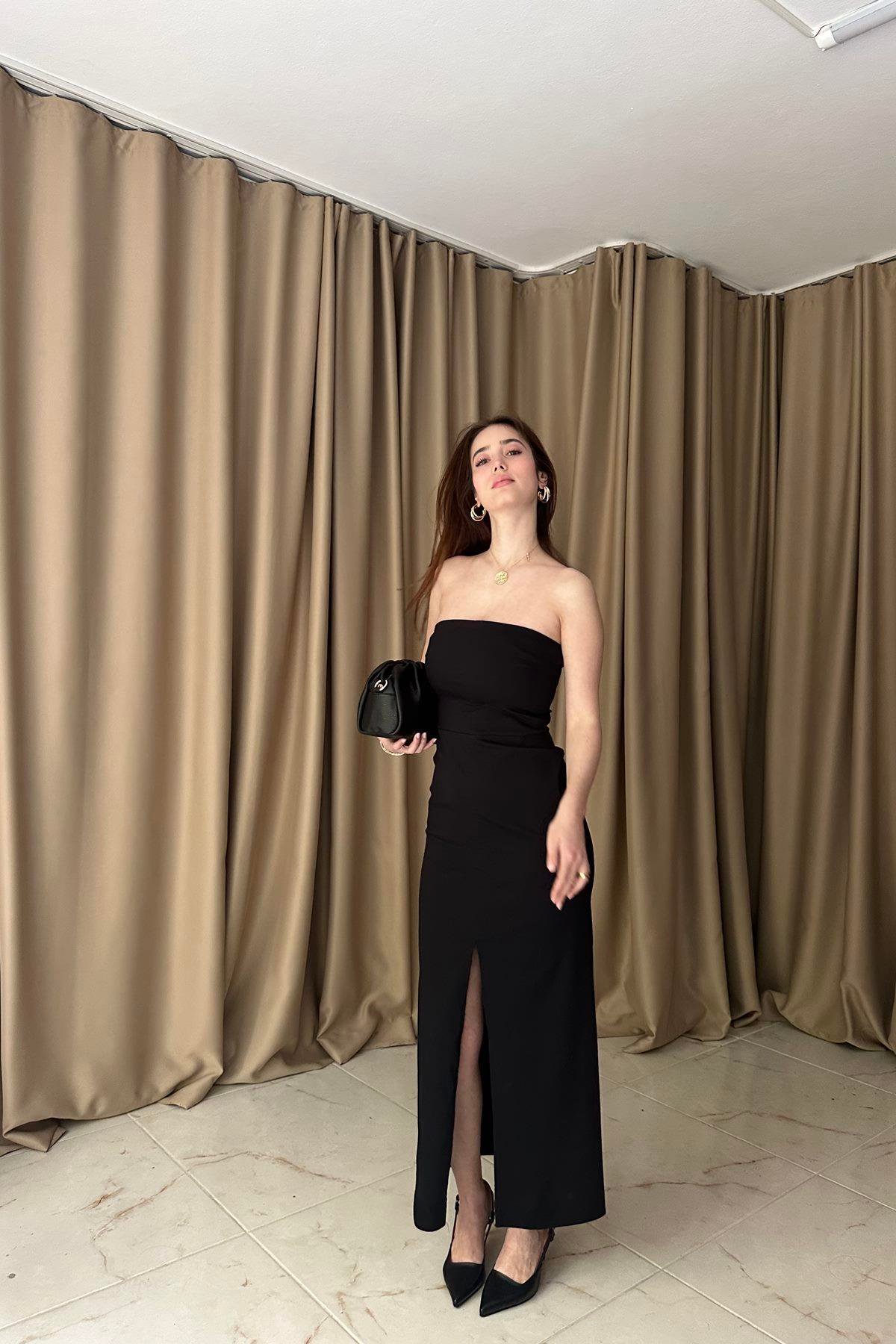 STRAPLEZ ELBİSE