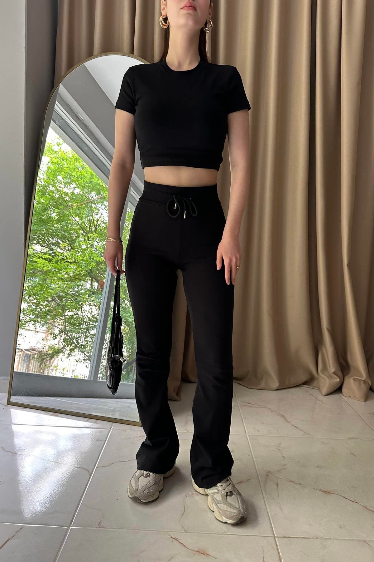 CROP TOP VE PANTOLON TAKIM