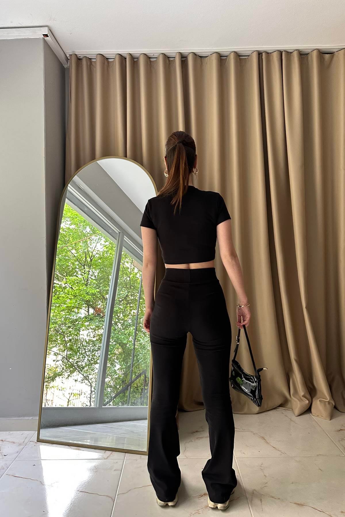 CROP TOP VE PANTOLON TAKIM