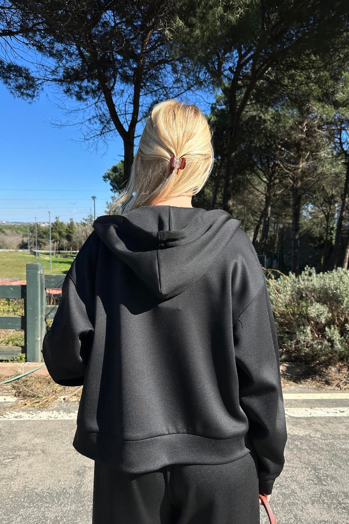 KANGURU CEPLİ KAPŞONLU SWEAT PANTOLON TAKIM
