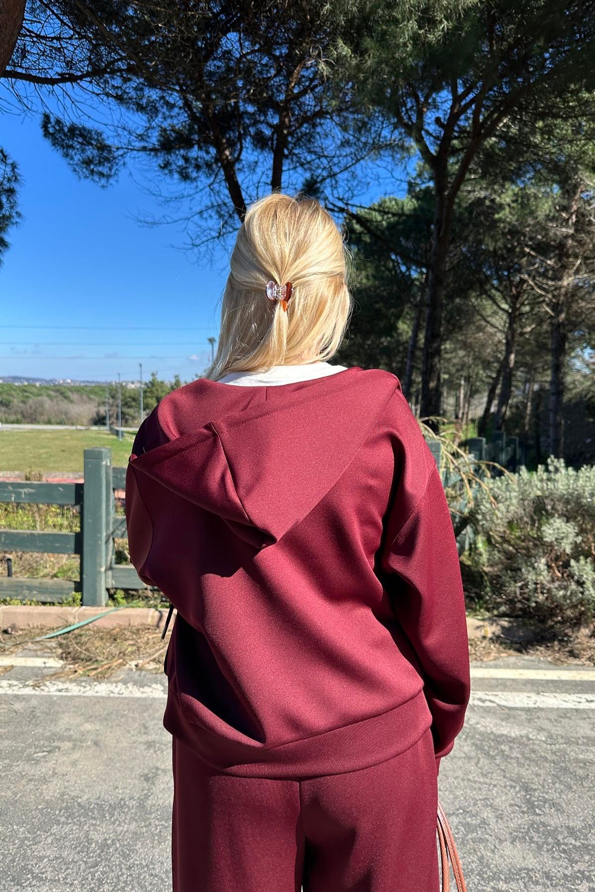 KANGURU CEPLİ KAPŞONLU SWEAT PANTOLON TAKIM