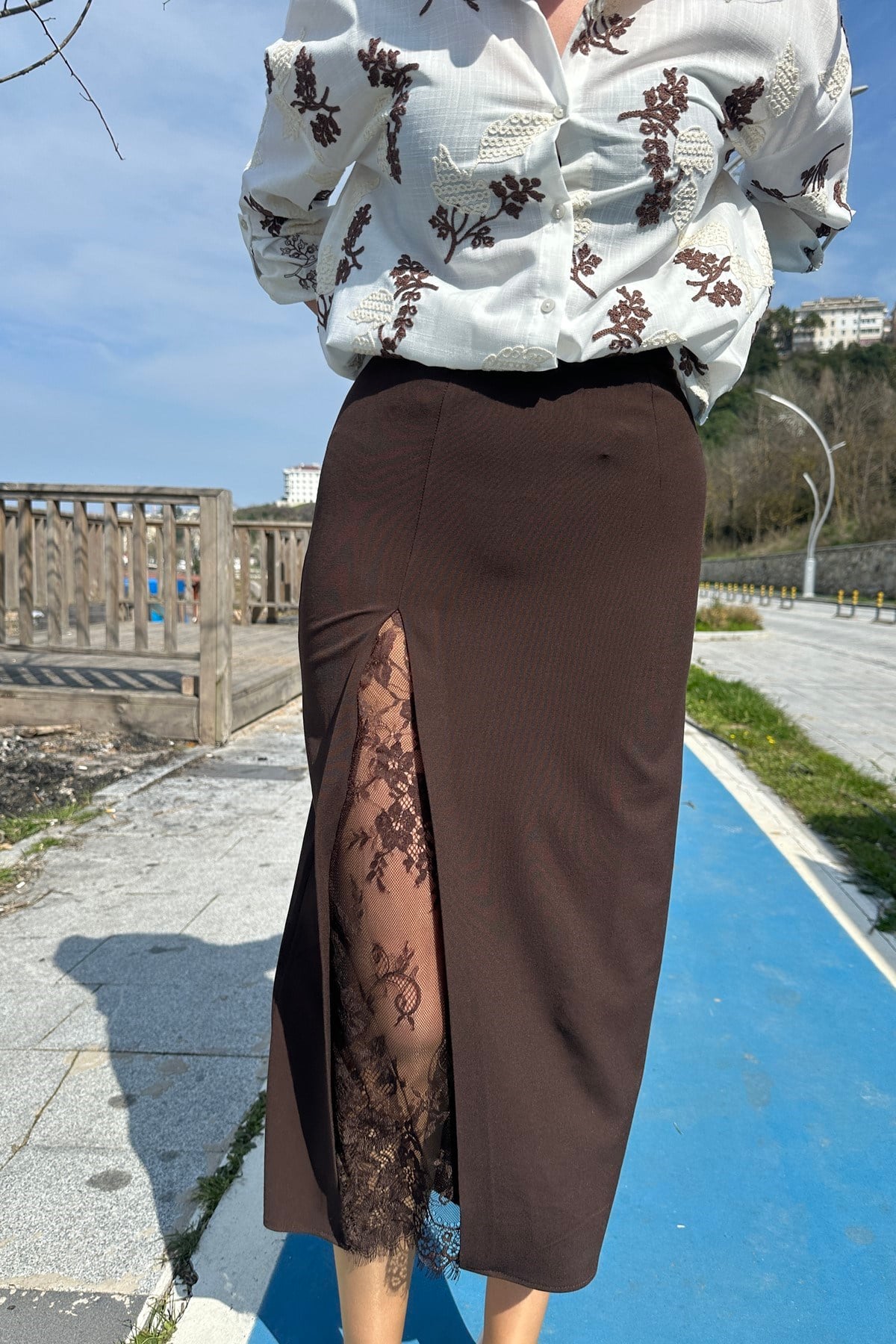 DANTEL DETAY UZUN ETEK