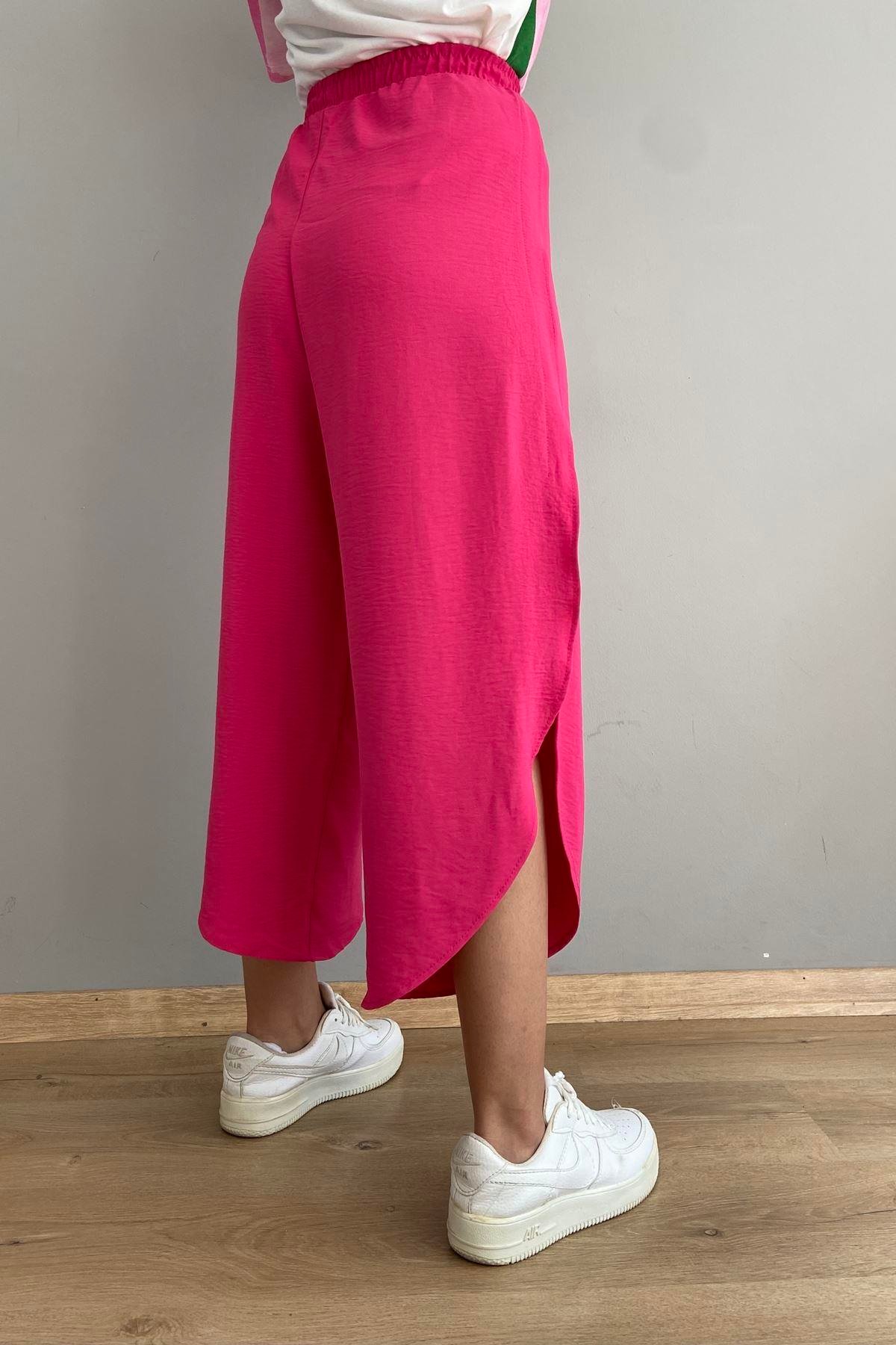 OVAL PAÇA YIRTMAÇLI PANTOLON