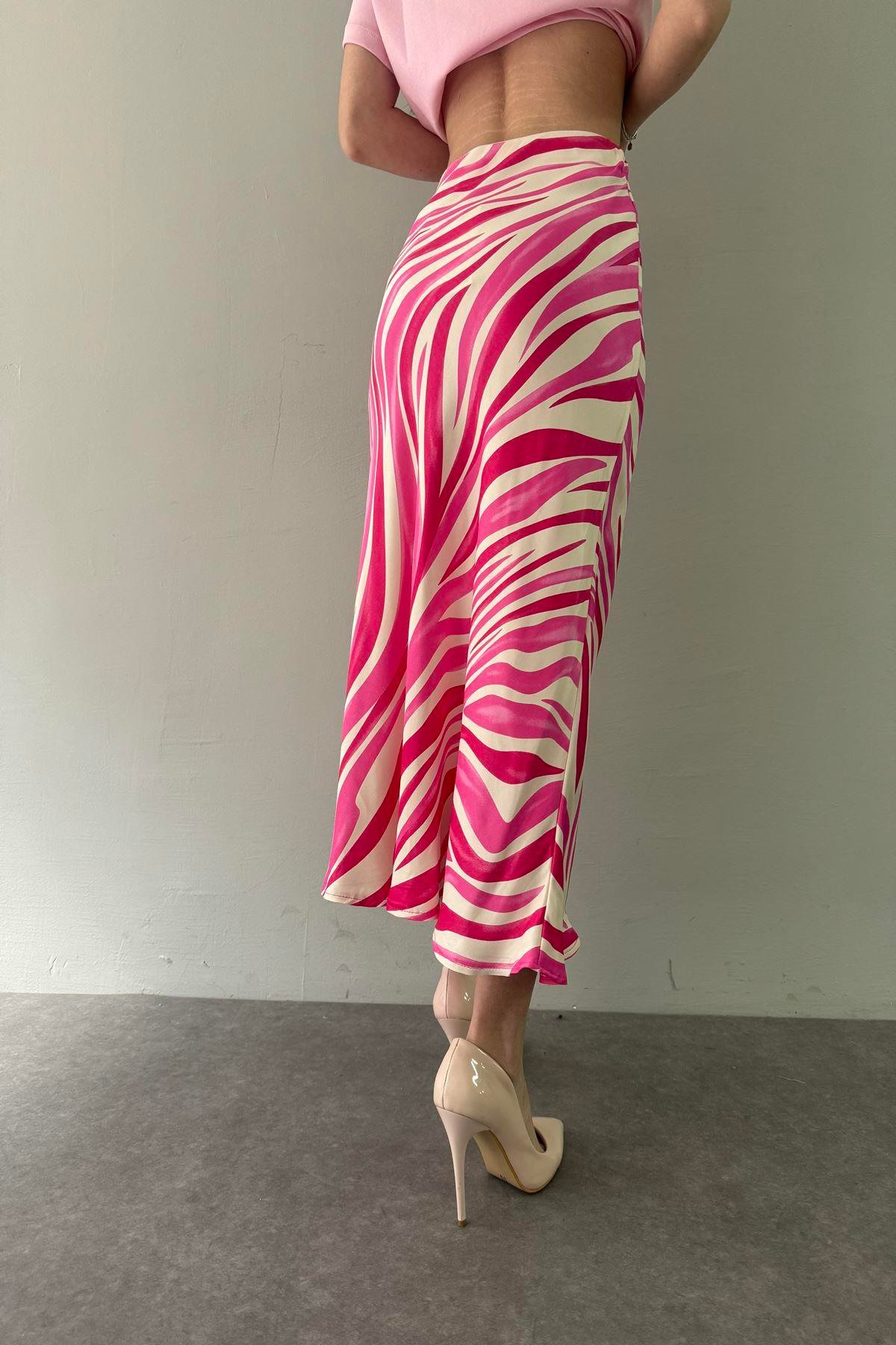 PEMBE DESEN SATEN ETEK