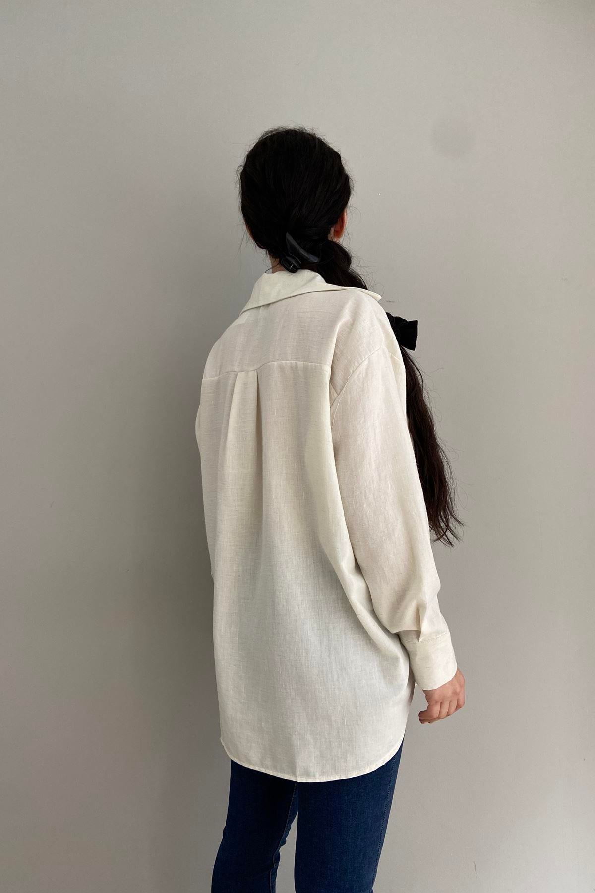 REGLAN KOL OVERSİZE GÖMLEK