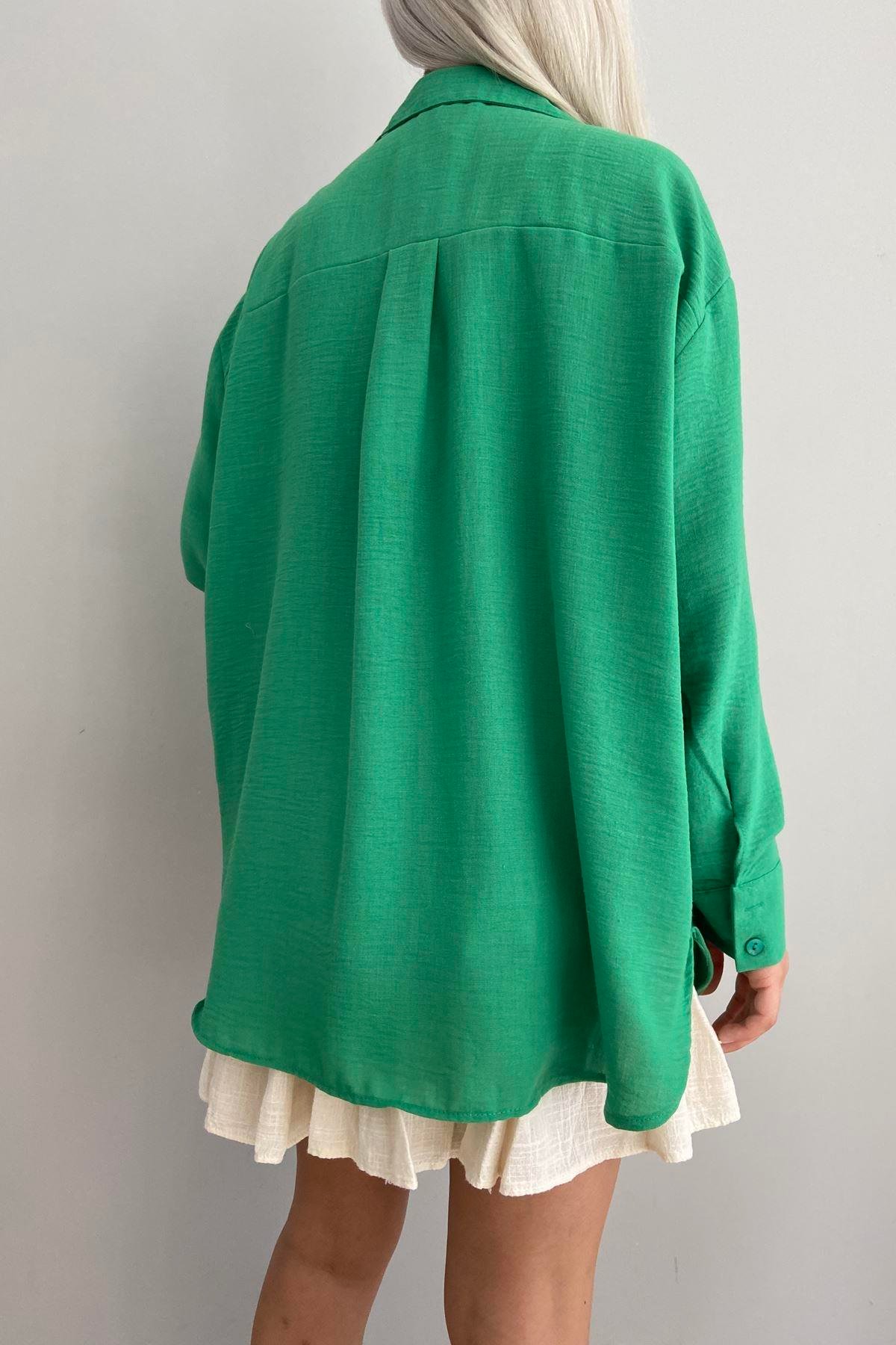 REGLAN KOL OVERSİZE GÖMLEK