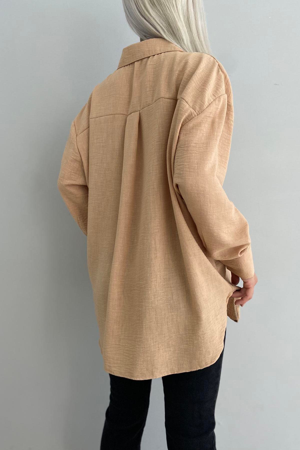 REGLAN KOL OVERSİZE GÖMLEK