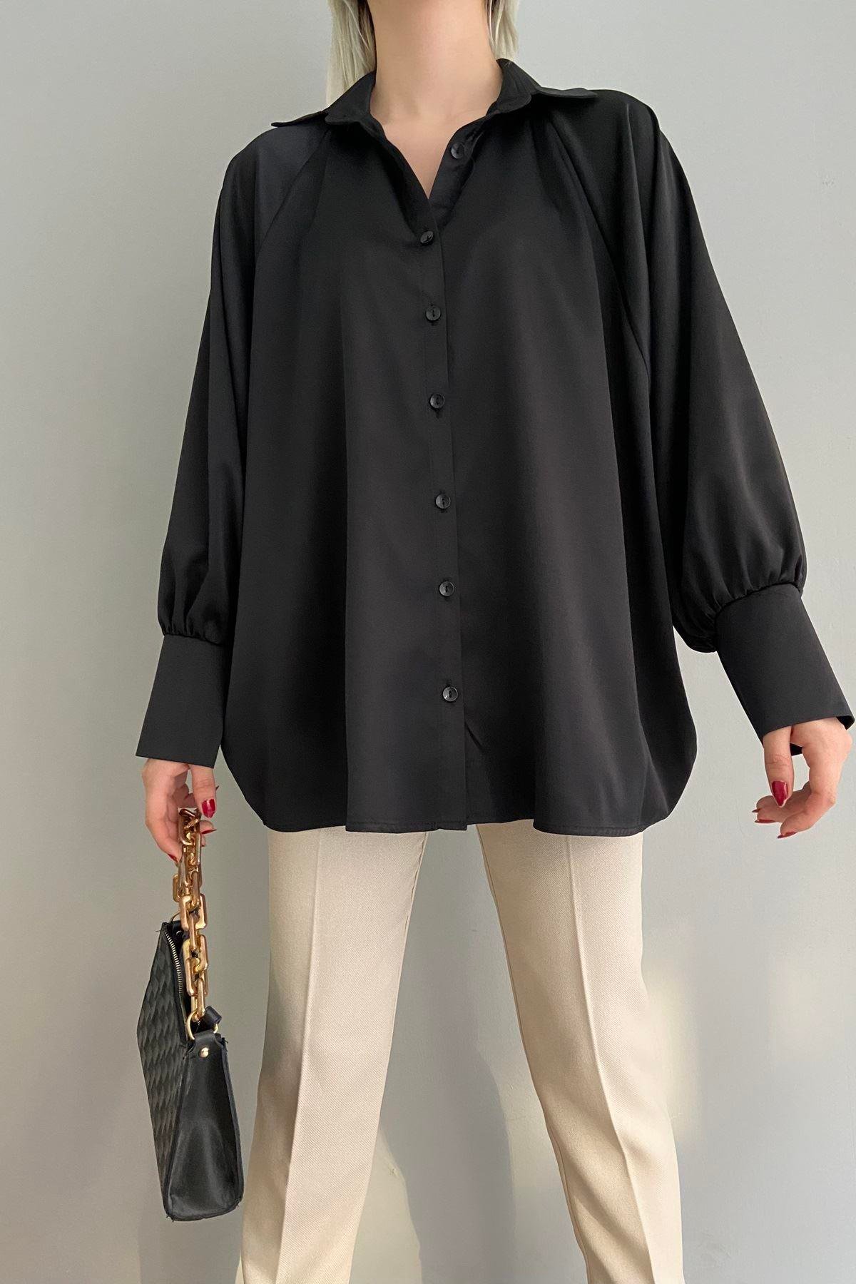 REGLAN KOL SATEN GÖMLEK